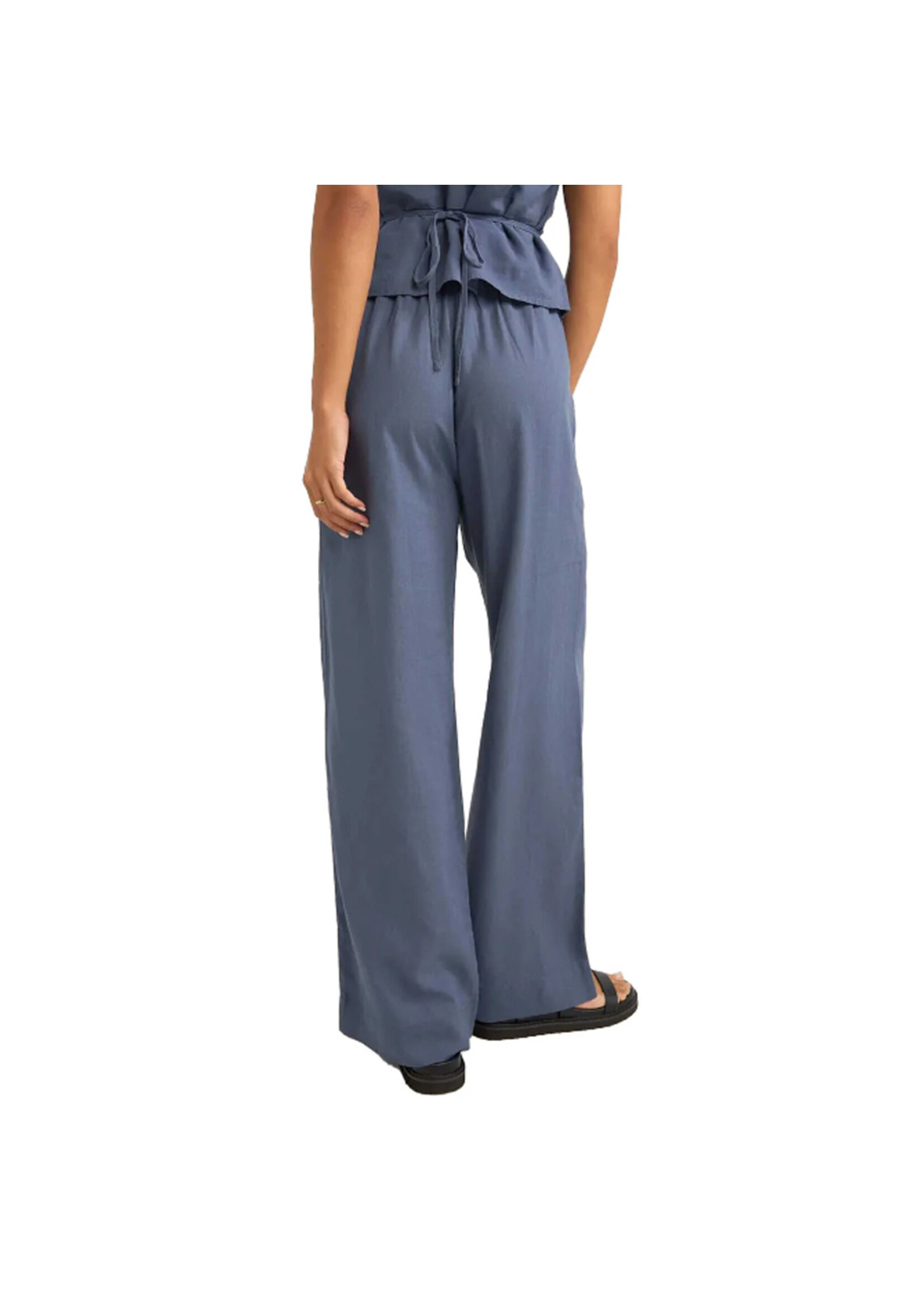 RHYTHM Pantalon STEVIE WIDE LEG / Blue (Femme)