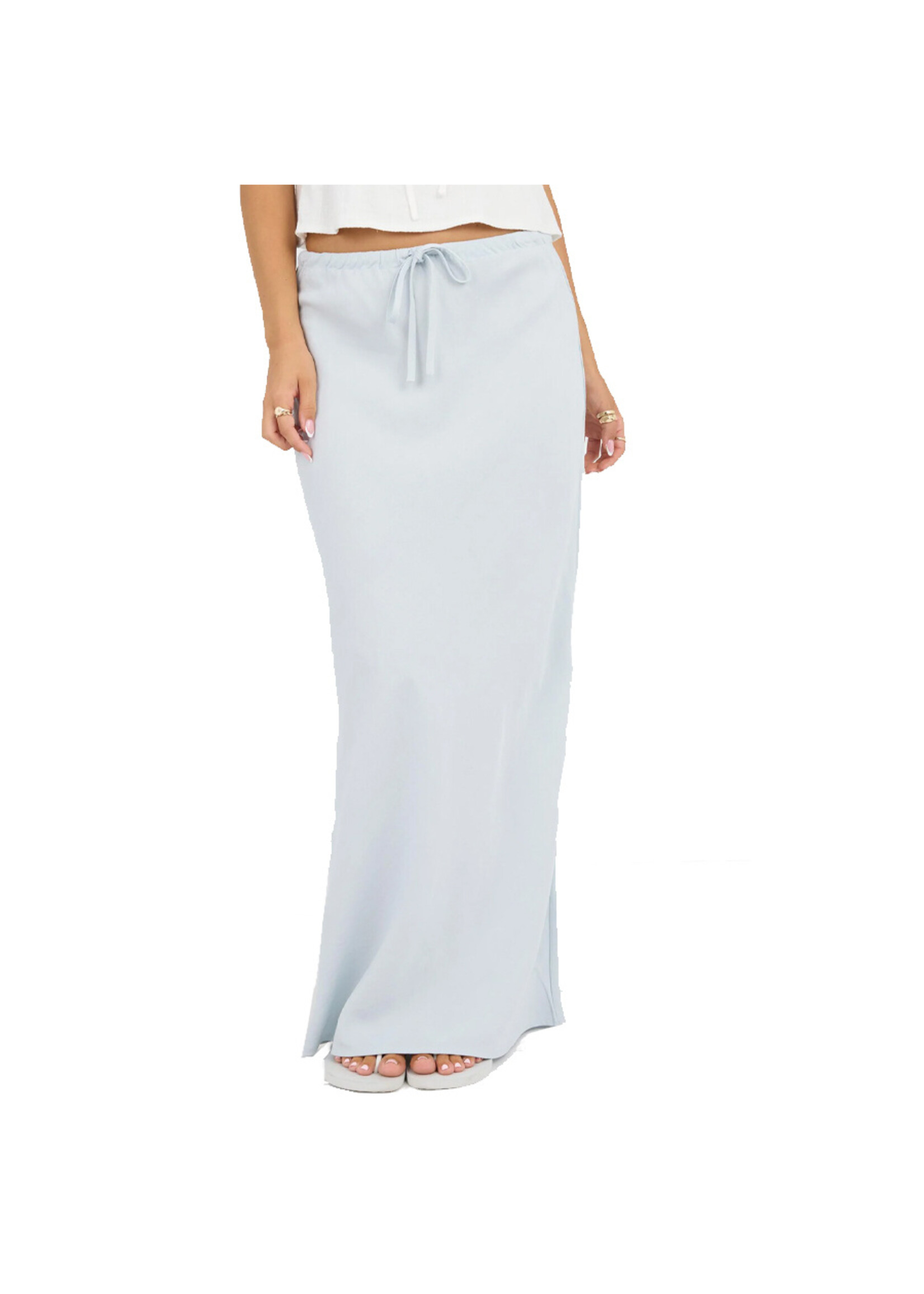RHYTHM Jupe BIAS CUT MAXI / Blue (Femme)