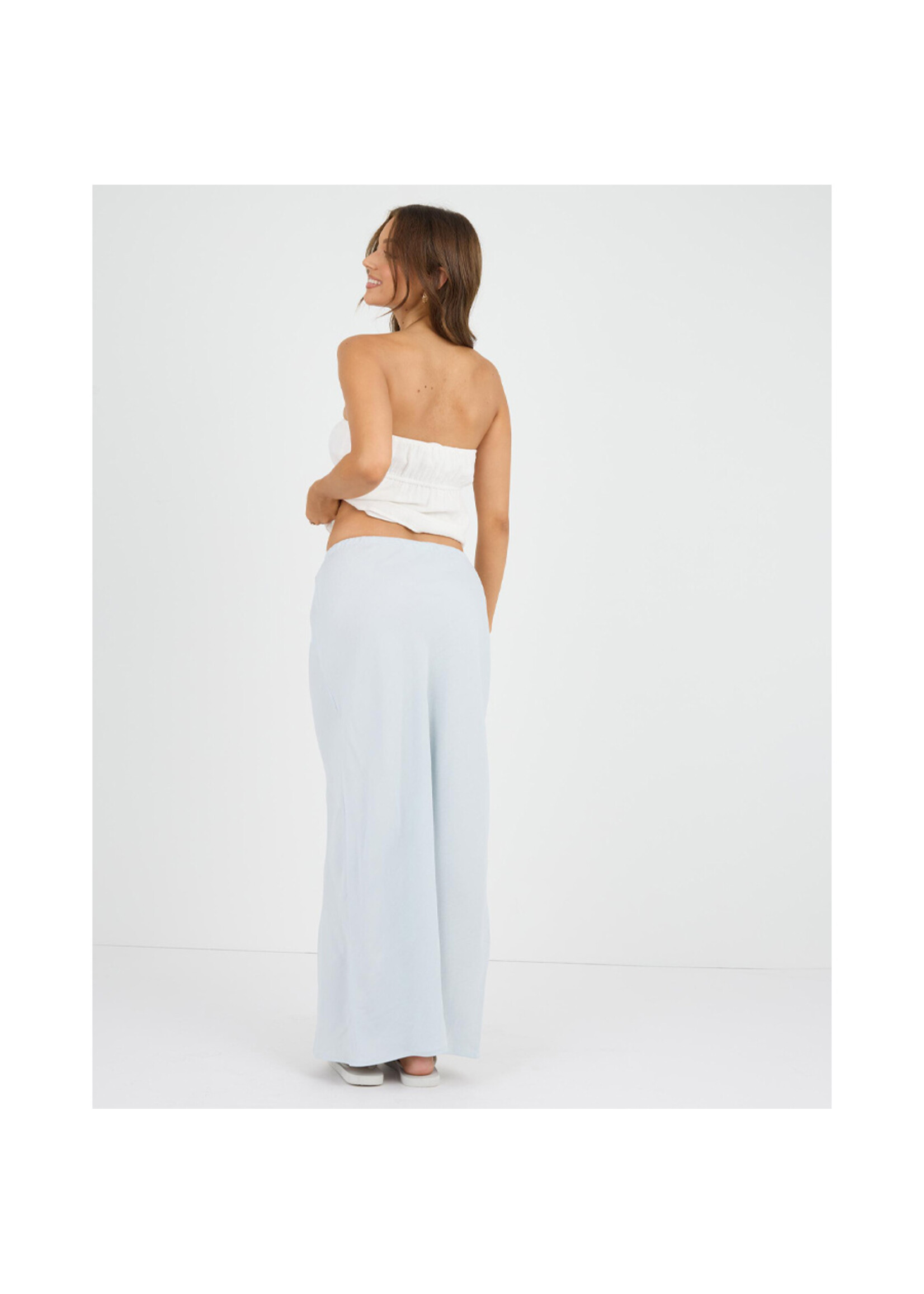 RHYTHM Jupe BIAS CUT MAXI / Blue (Femme)