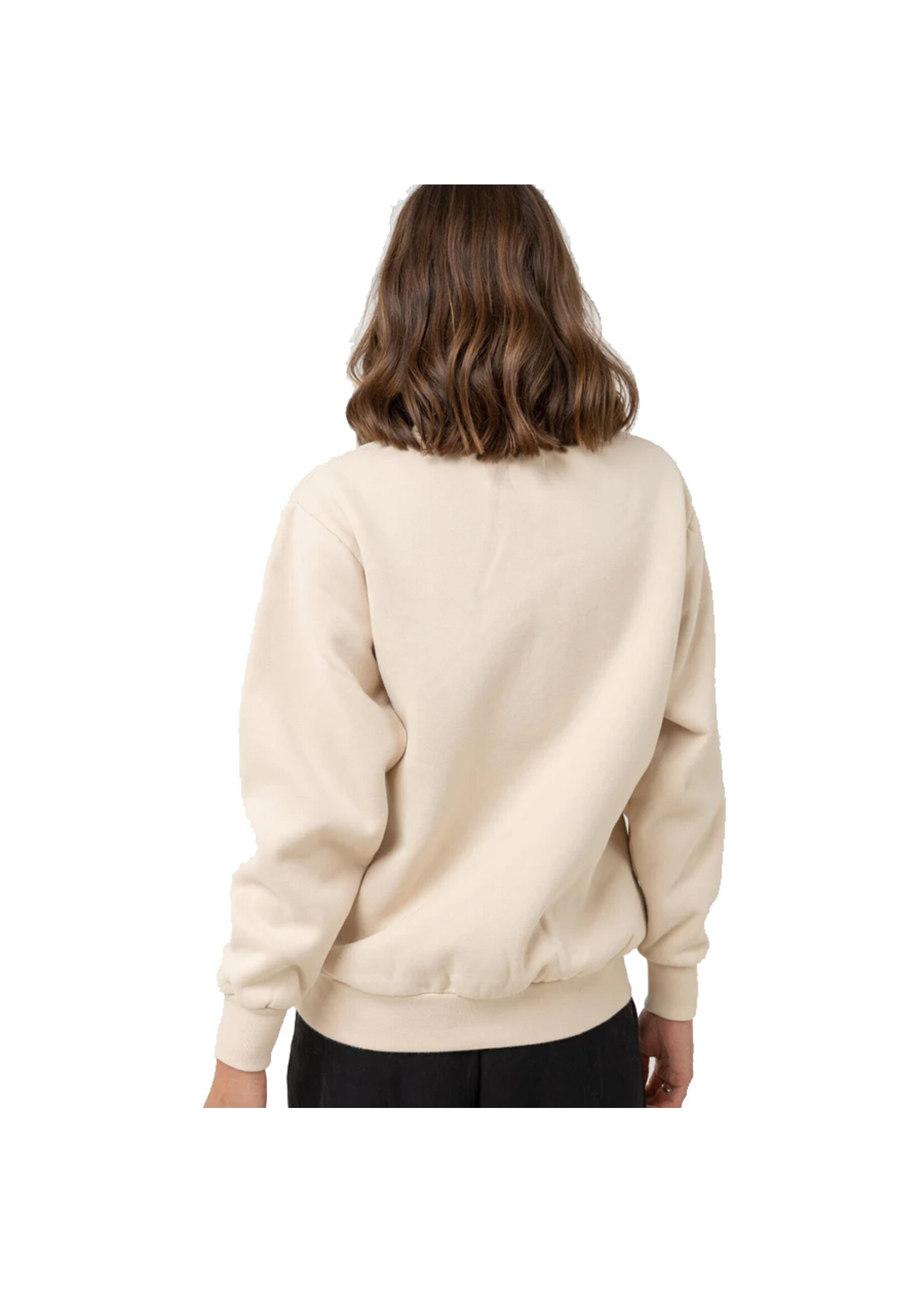 RHYTHM Chandail CLASSIC BRAND FLEECE / Oat (Femme)