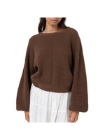 RHYTHM Chandail CLASSIC KNIT JUMPER / Chocolat (Femme)