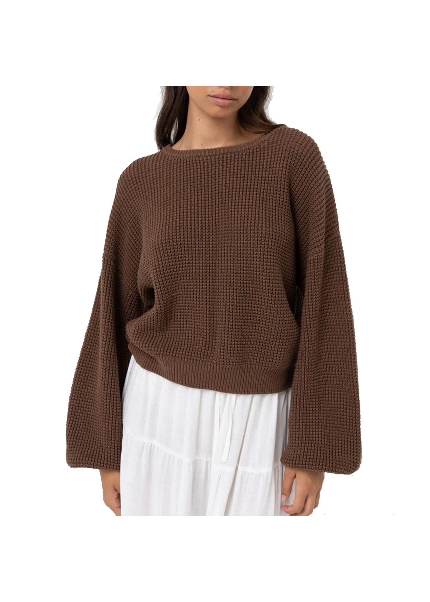 RHYTHM Chandail CLASSIC KNIT JUMPER / Chocolat (Femme)