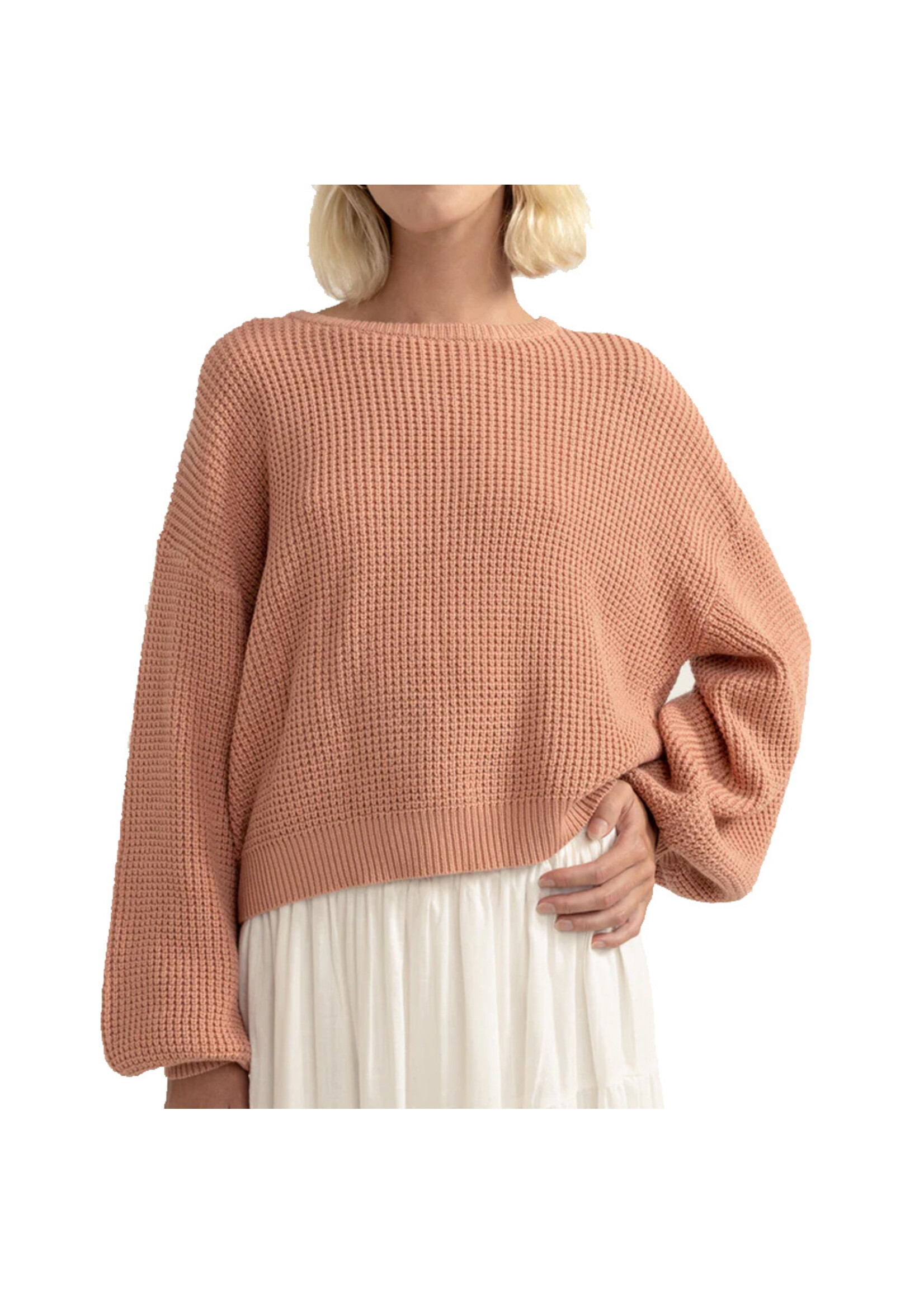 RHYTHM Chandail CLASSIC KNIT JUMPER / Rose (Femme)