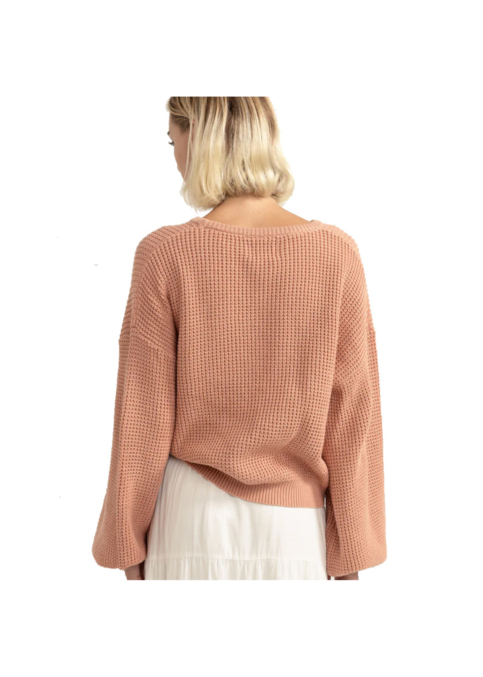 RHYTHM Chandail CLASSIC KNIT JUMPER / Rose (Femme)