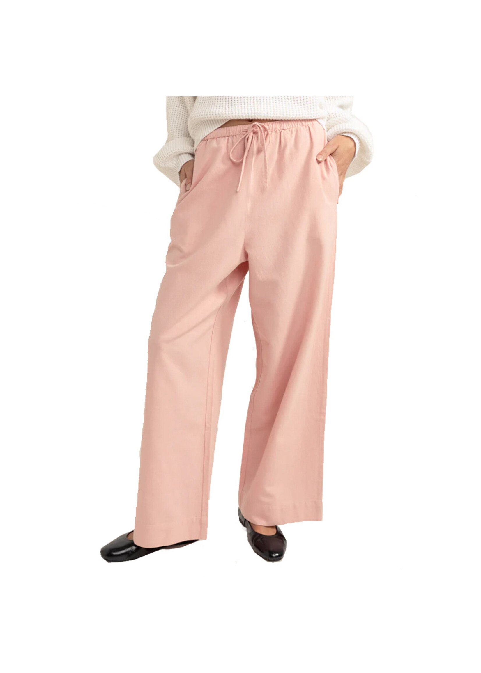 RHYTHM Pantalon CLASSIC DRAWSTRING PANT / Rose (Femme)