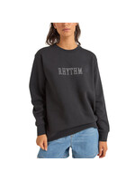 RHYTHM Chandail FLAGSHIP BOYFRIEND / Noir (Femme)