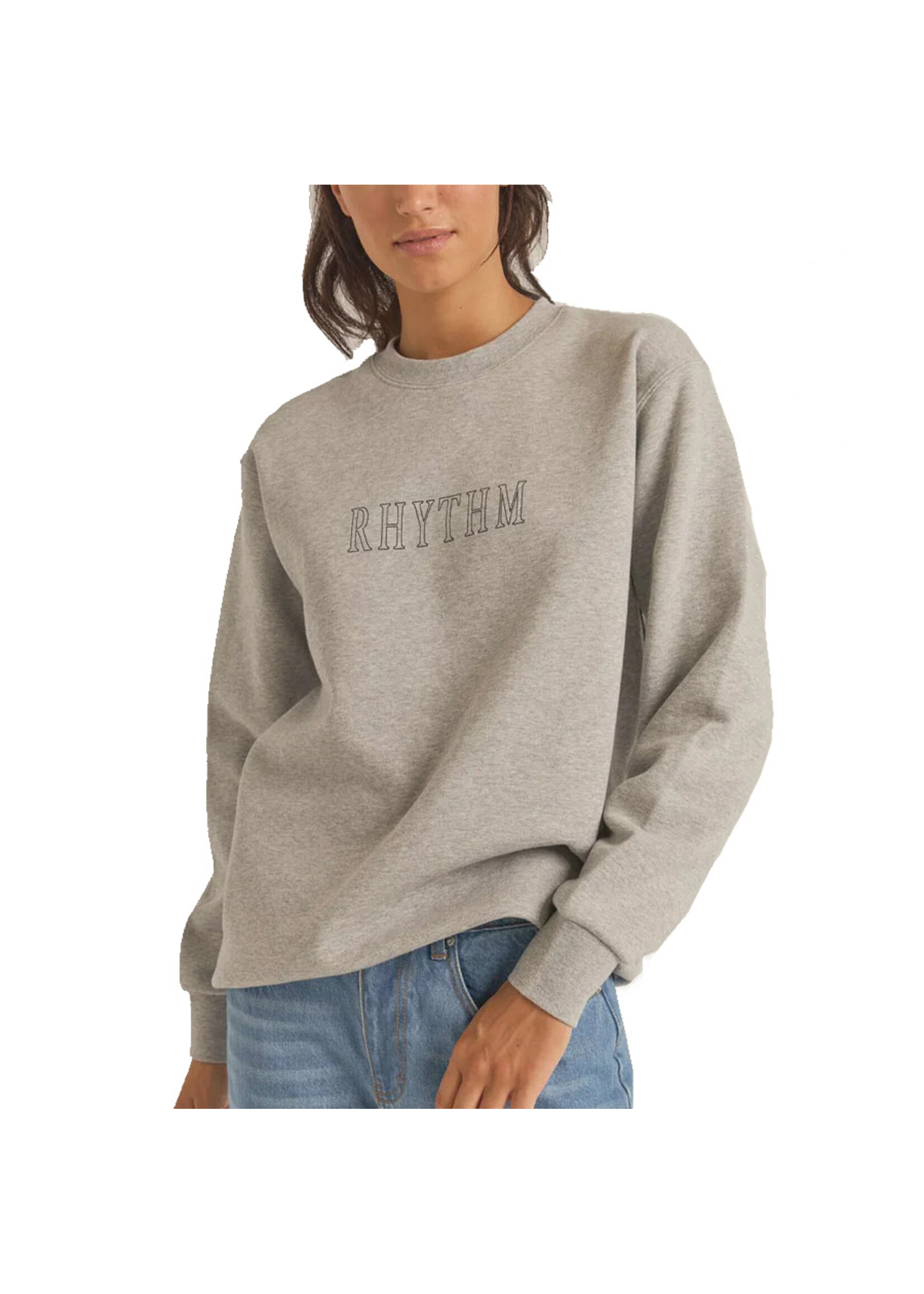 RHYTHM Chandail FLAGSHIP BOYFRIEND / Grey (Femme)