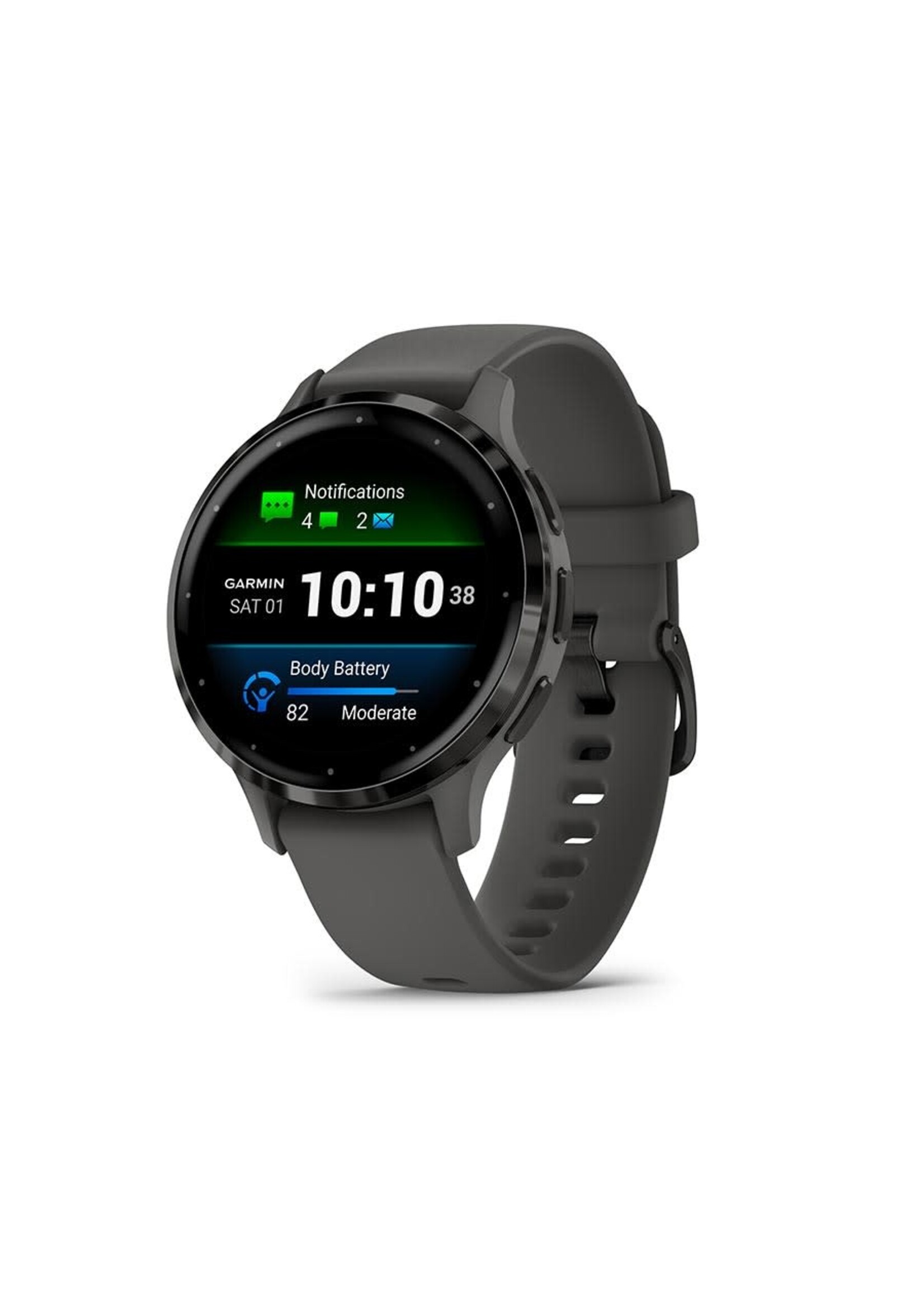 GARMIN Montre avec bracelet en silicone VENU 3S / Gris