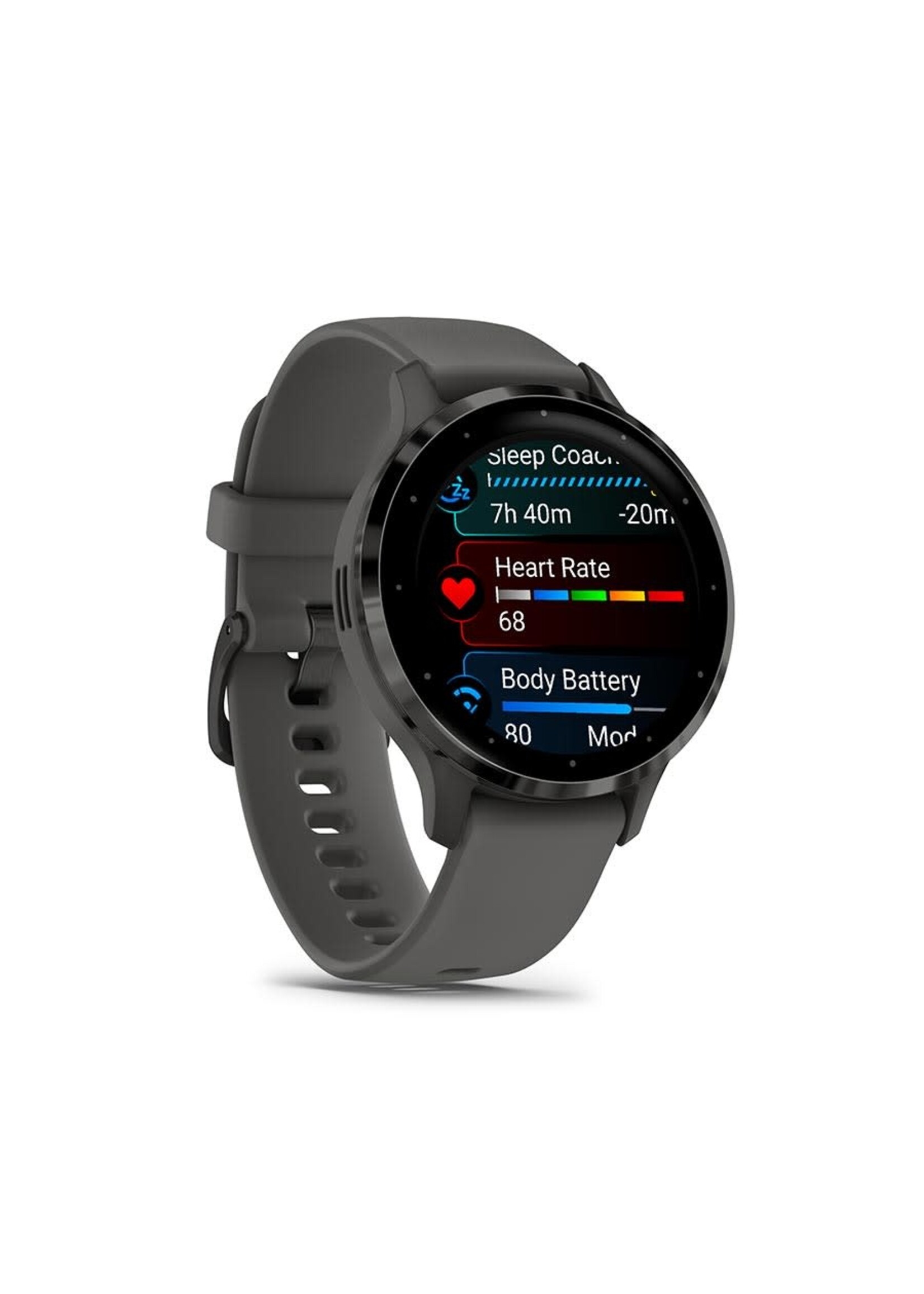 GARMIN Montre avec bracelet en silicone VENU 3S / Gris