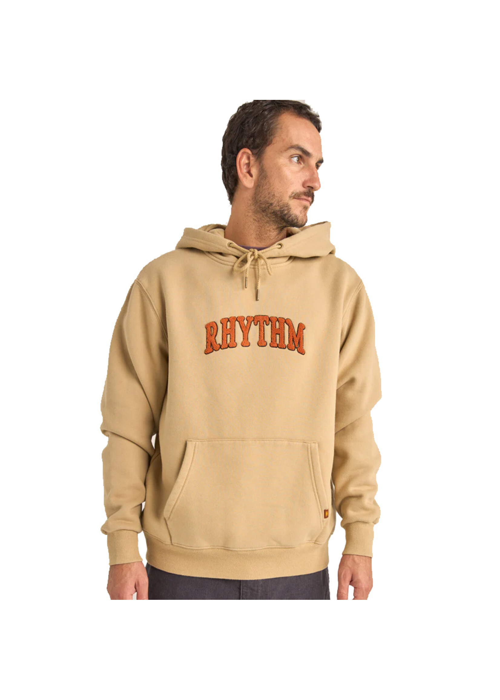 RHYTHM Chandail à capuchon ARCH HEAVYWEIGHT FLEECE / Sand (Homme)