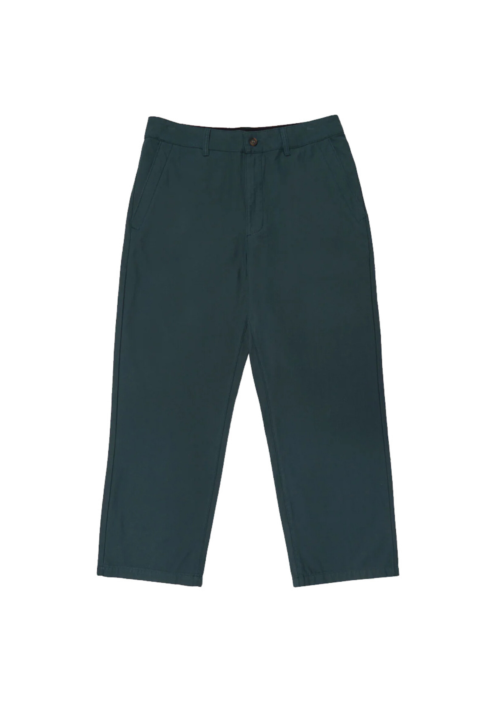 RHYTHM Pantalon ESSENTIAL TWILL TROUSER / Dark green (Homme)