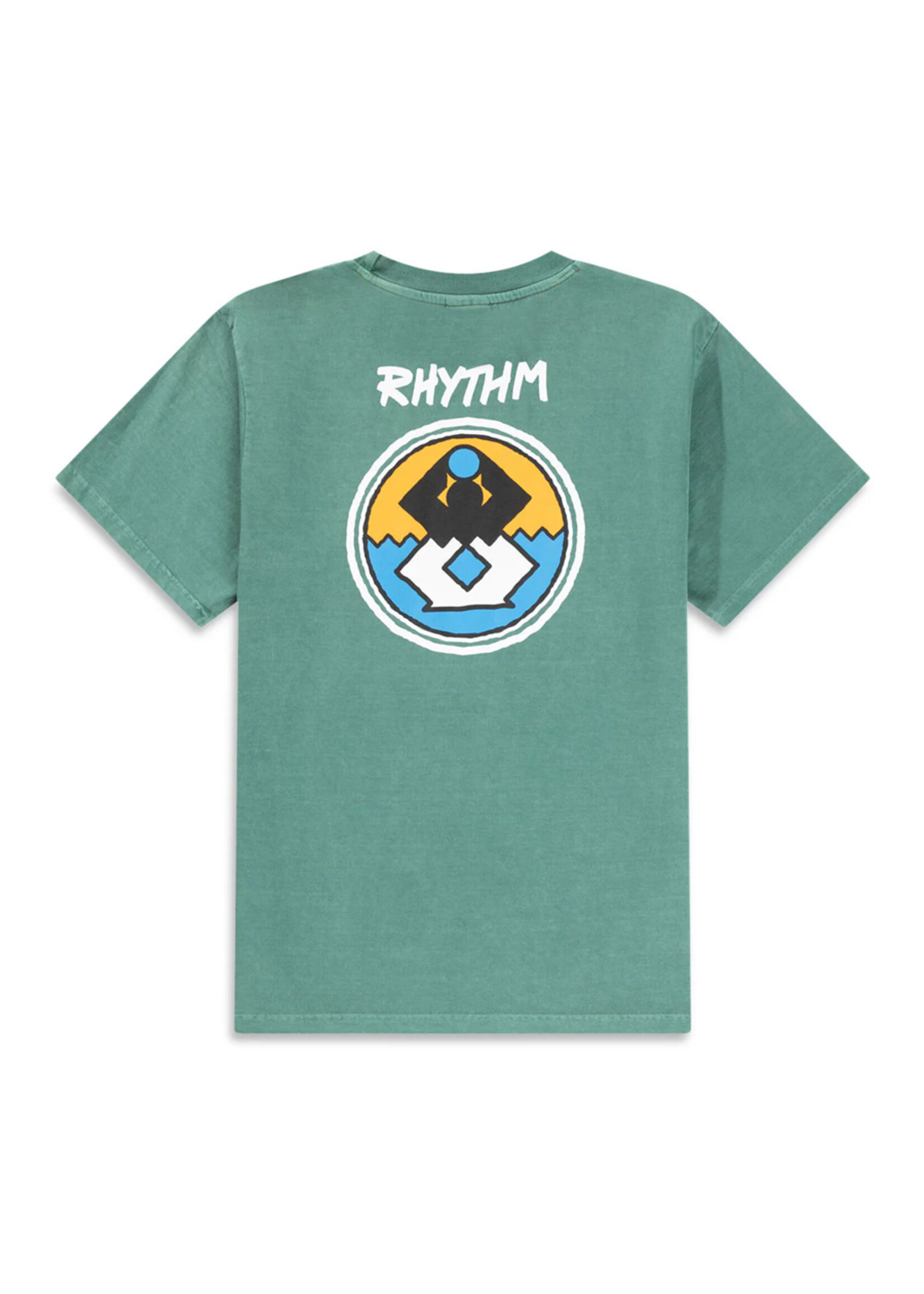 RHYTHM T-shirt CHANNEL SS / Vintage green (Homme)