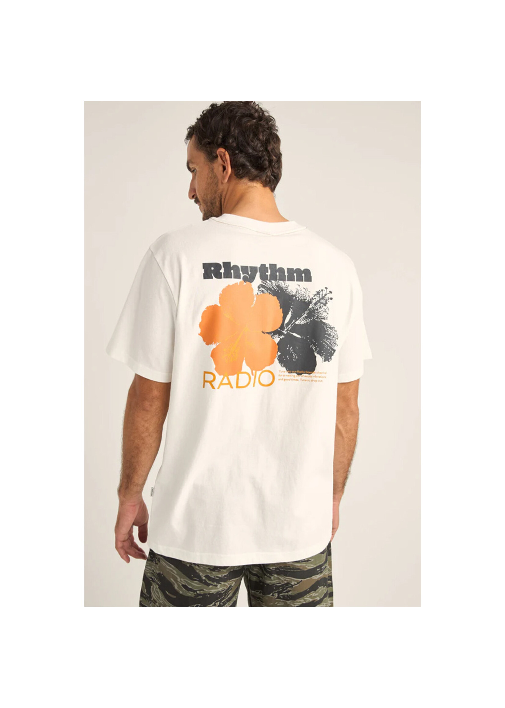 RHYTHM T-shirt RADIO VINTAGE / Vintage white (Homme)