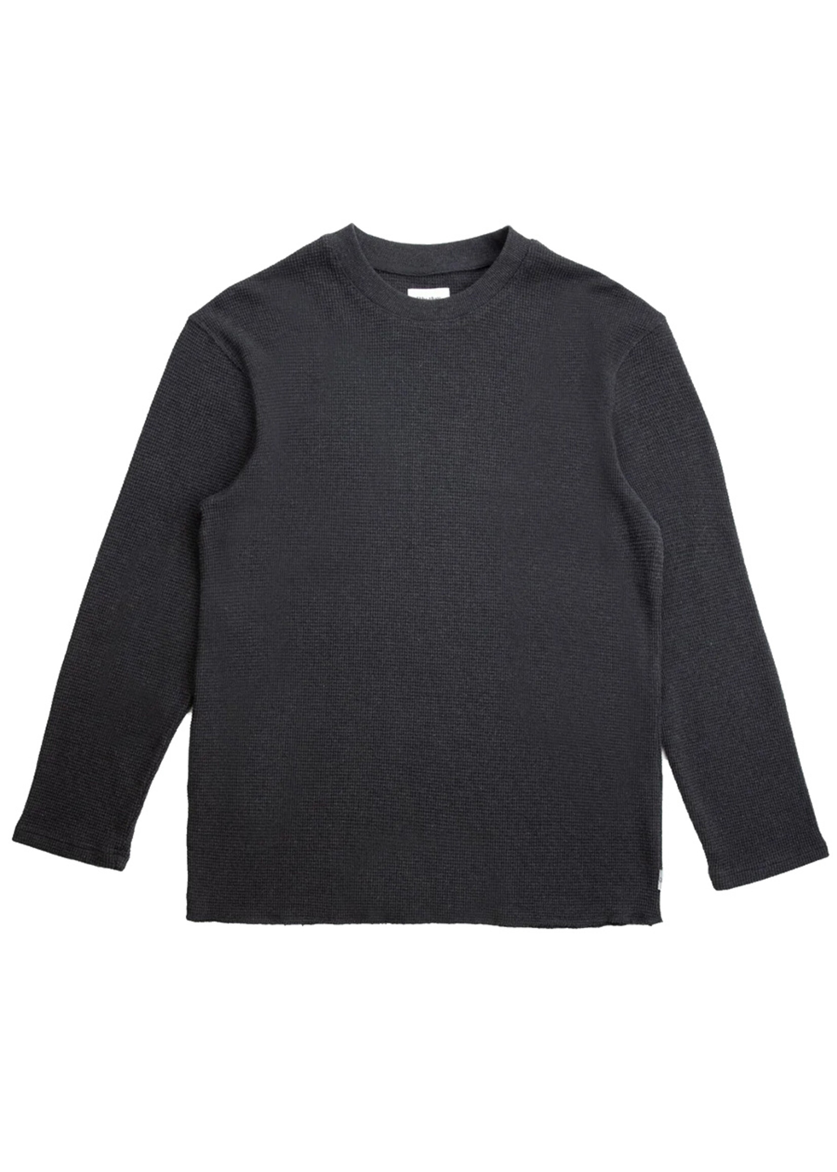 RHYTHM Chandail CLASSIC WAFFLE KNIT / Vintage black (Homme)