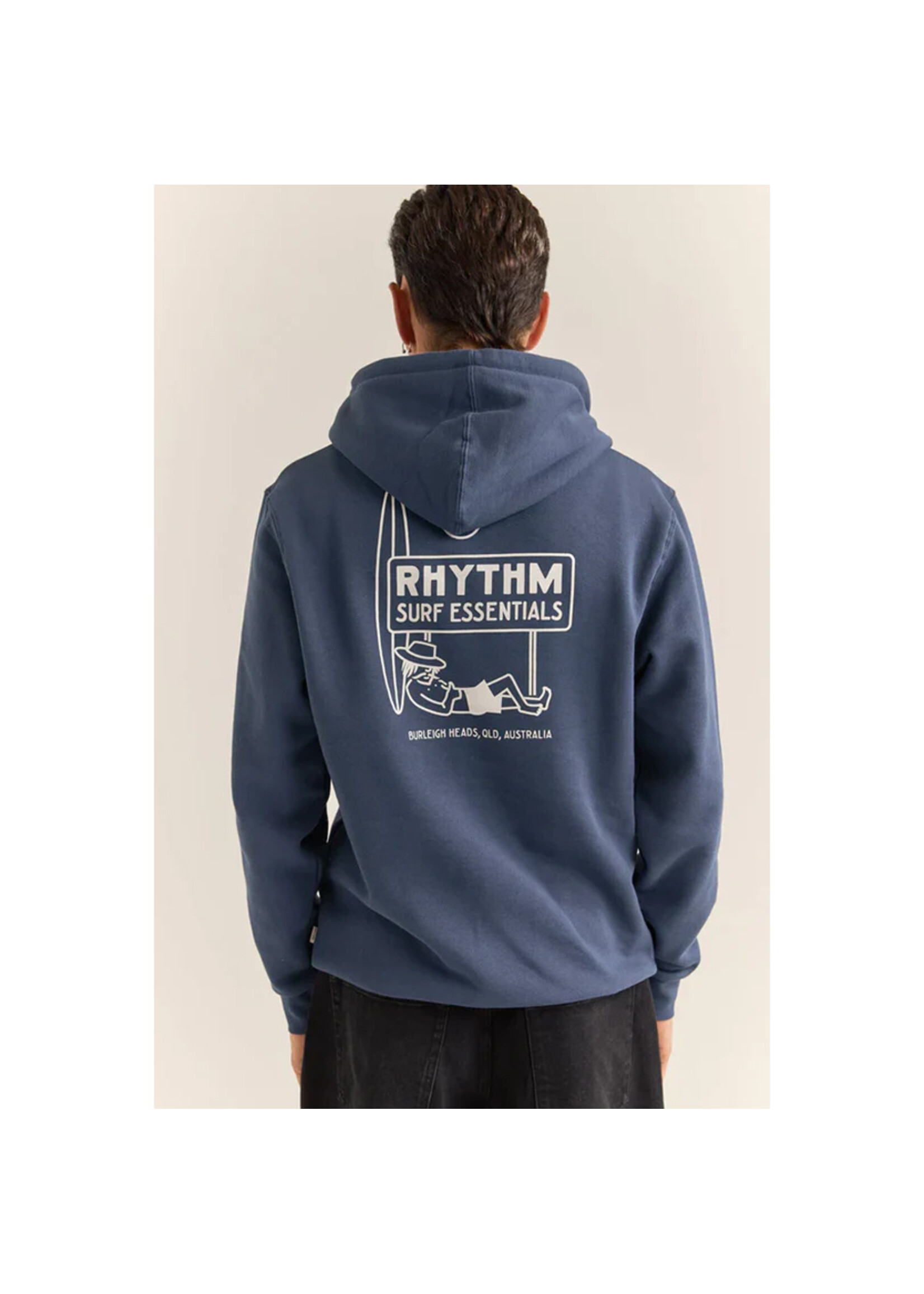 RHYTHM Chandail à capuchon SIESTA FLEECE HOOD / Navy (Homme)