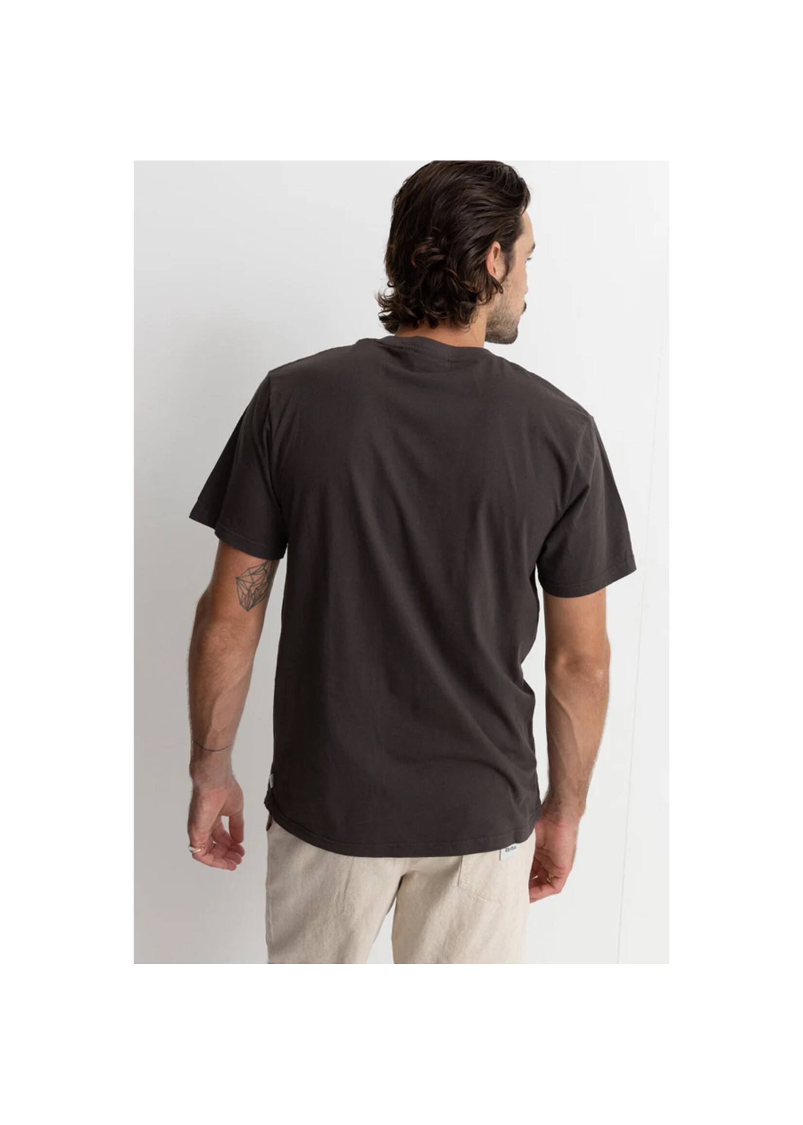 RHYTHM T-shirt BRAND TEE / Noir (Homme)
