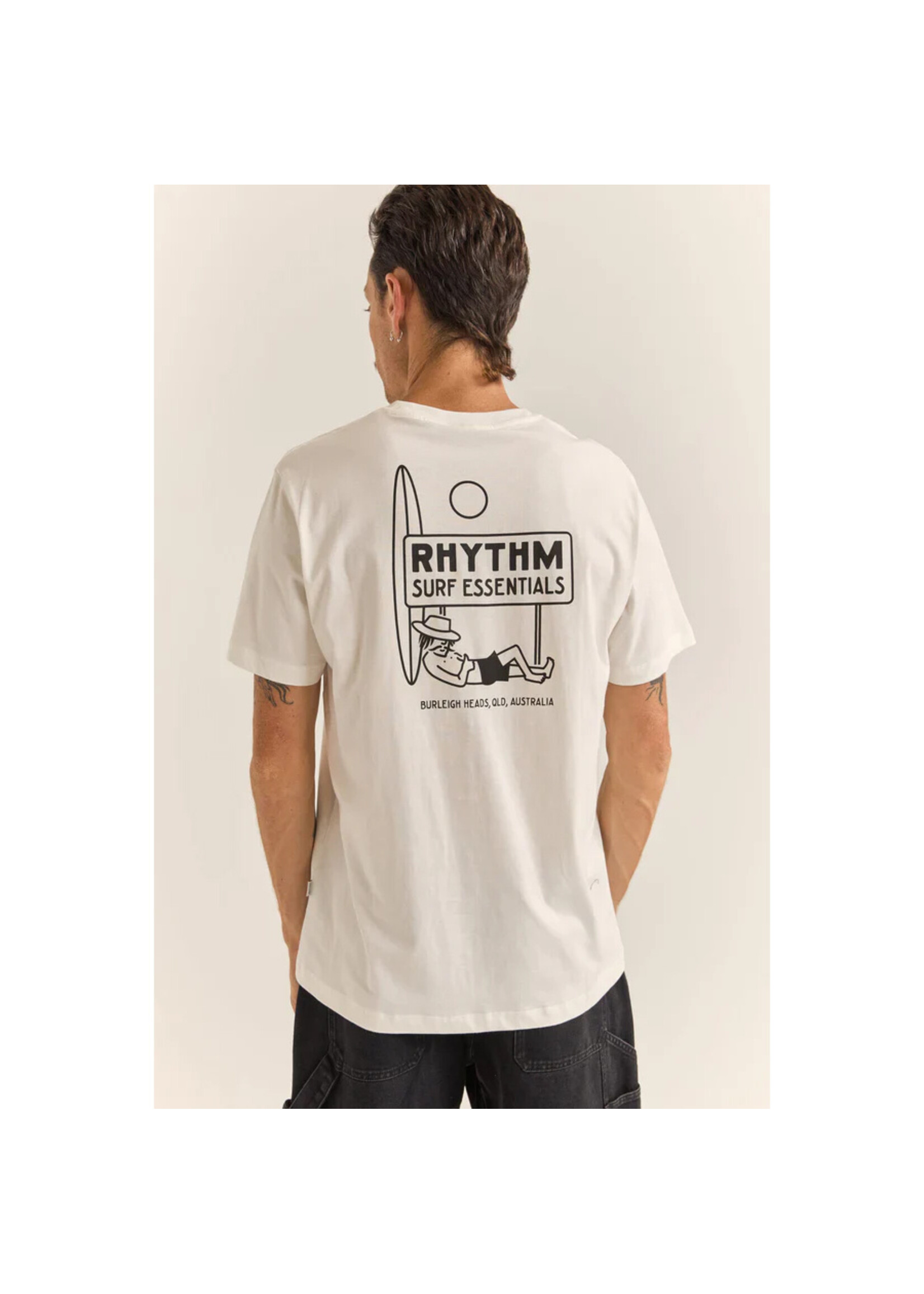 RHYTHM T-Shirt SIESTA TEE / Blanc (Homme)