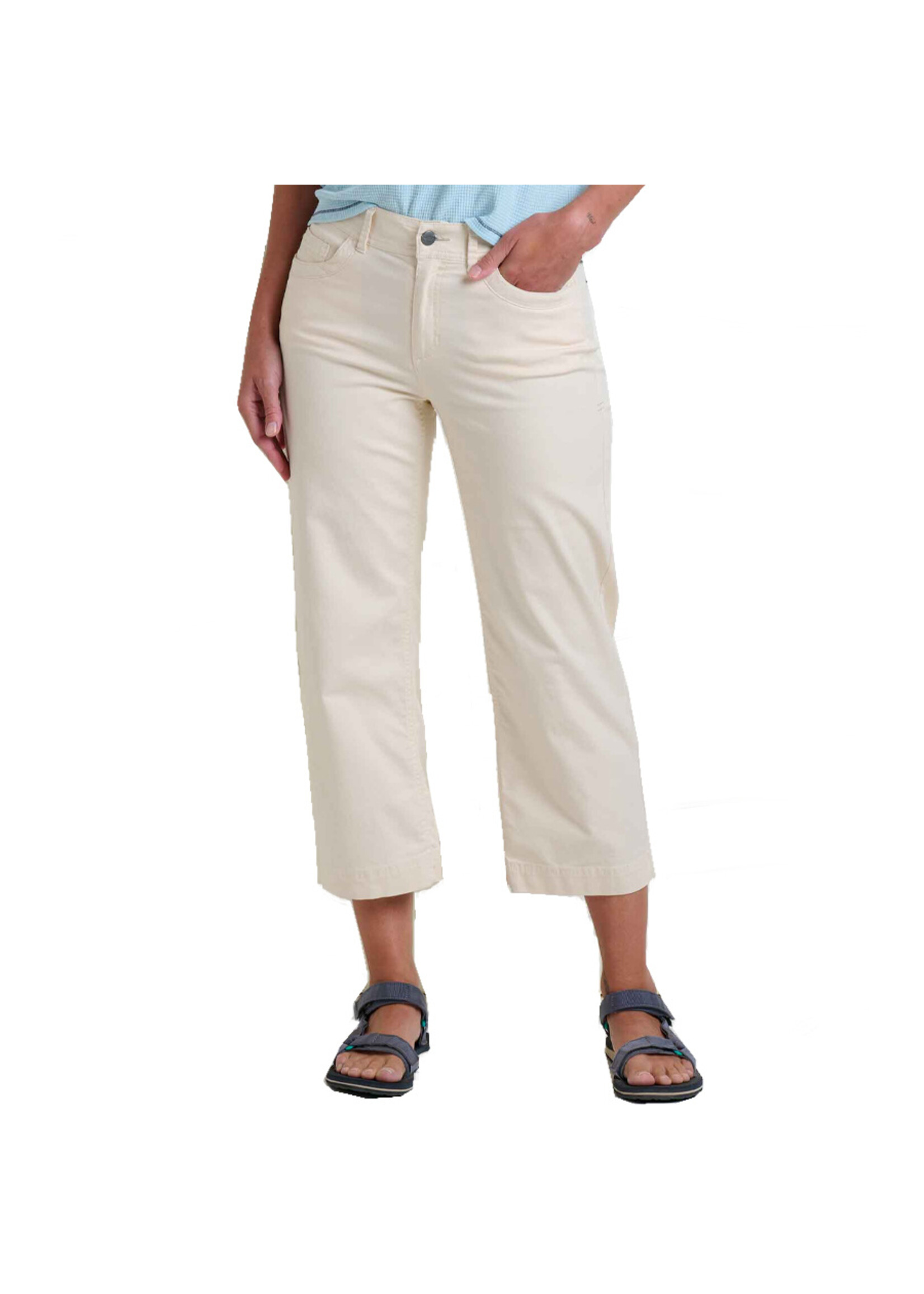 TOAD & CO Pantalon EARTHWORK WIDE LEG / Salt (Femme)