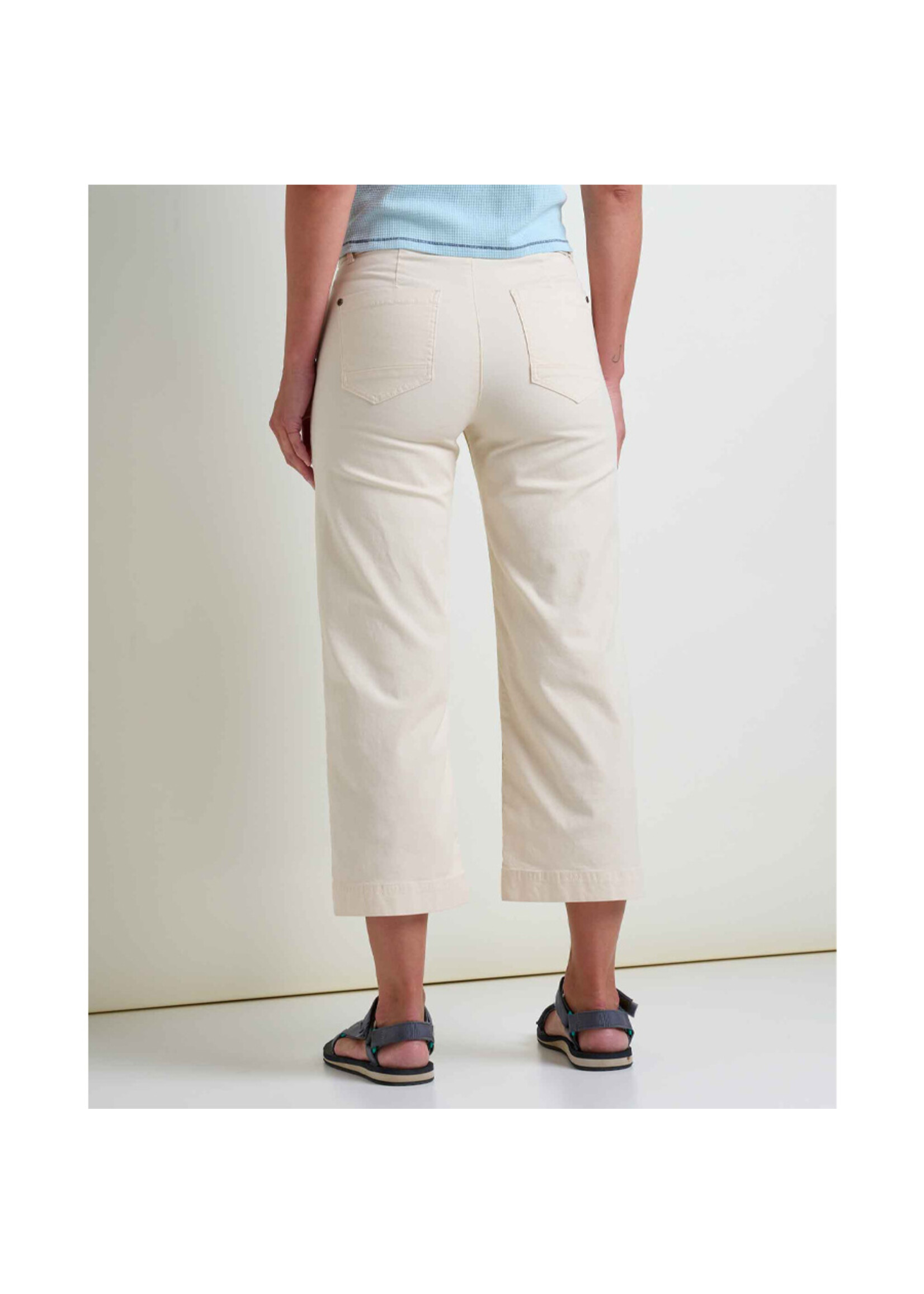 TOAD & CO Pantalon EARTHWORK WIDE LEG / Salt (Femme)