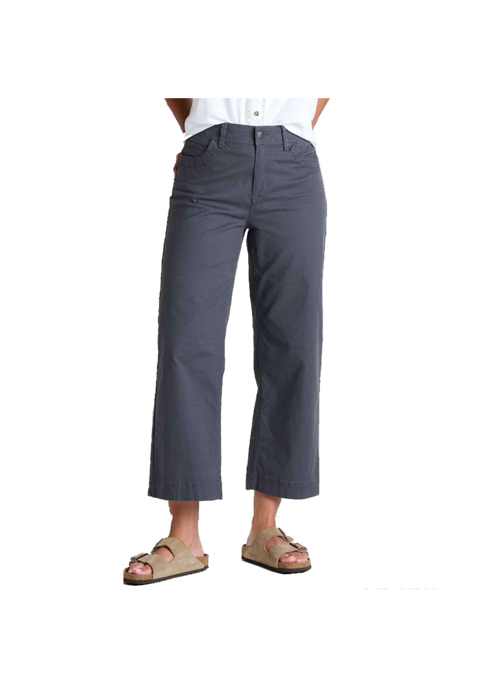 TOAD & CO Pantalon EARTHWORK WIDE LEG / Soot (Femme)