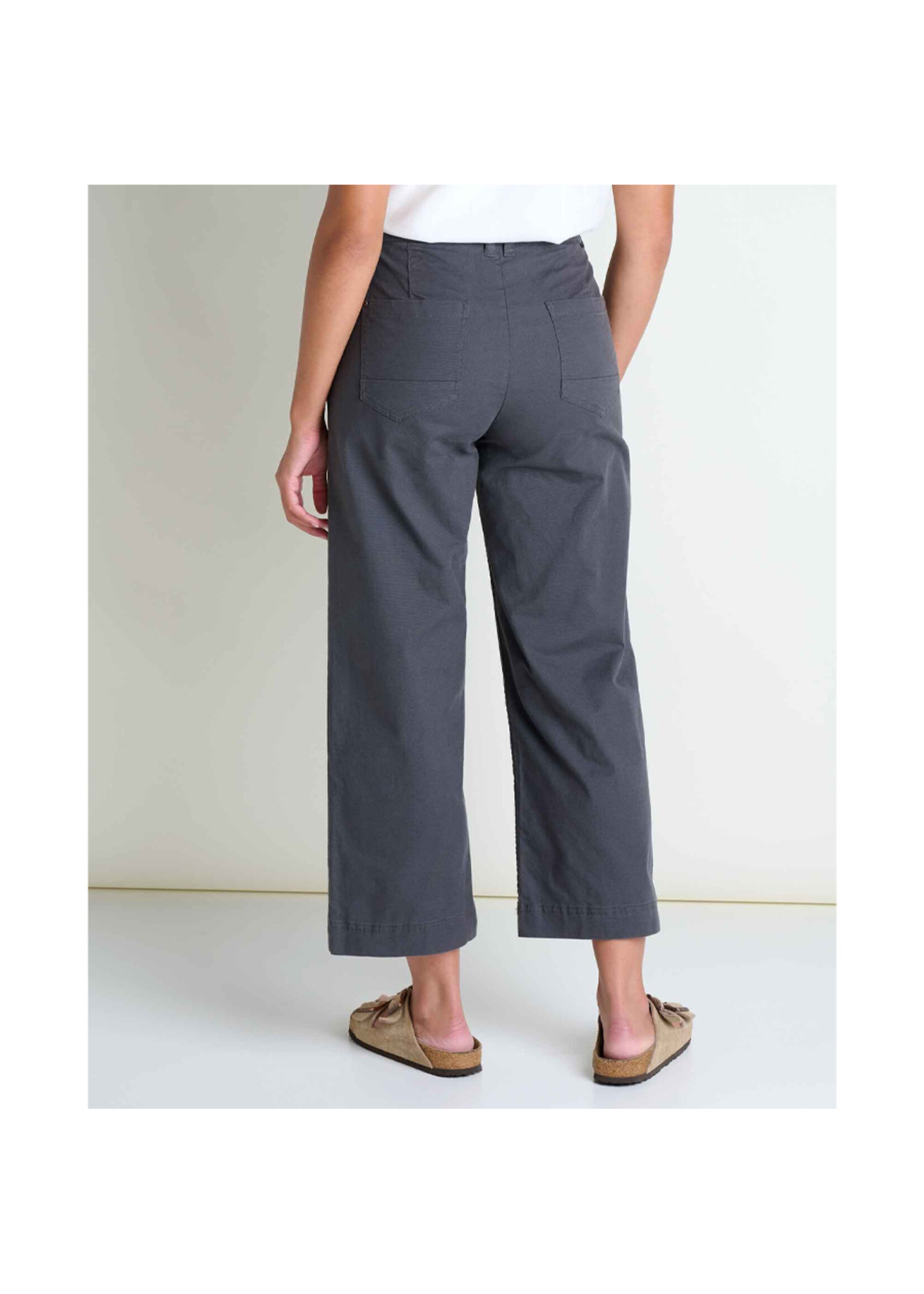 TOAD & CO Pantalon EARTHWORK WIDE LEG / Soot (Femme)
