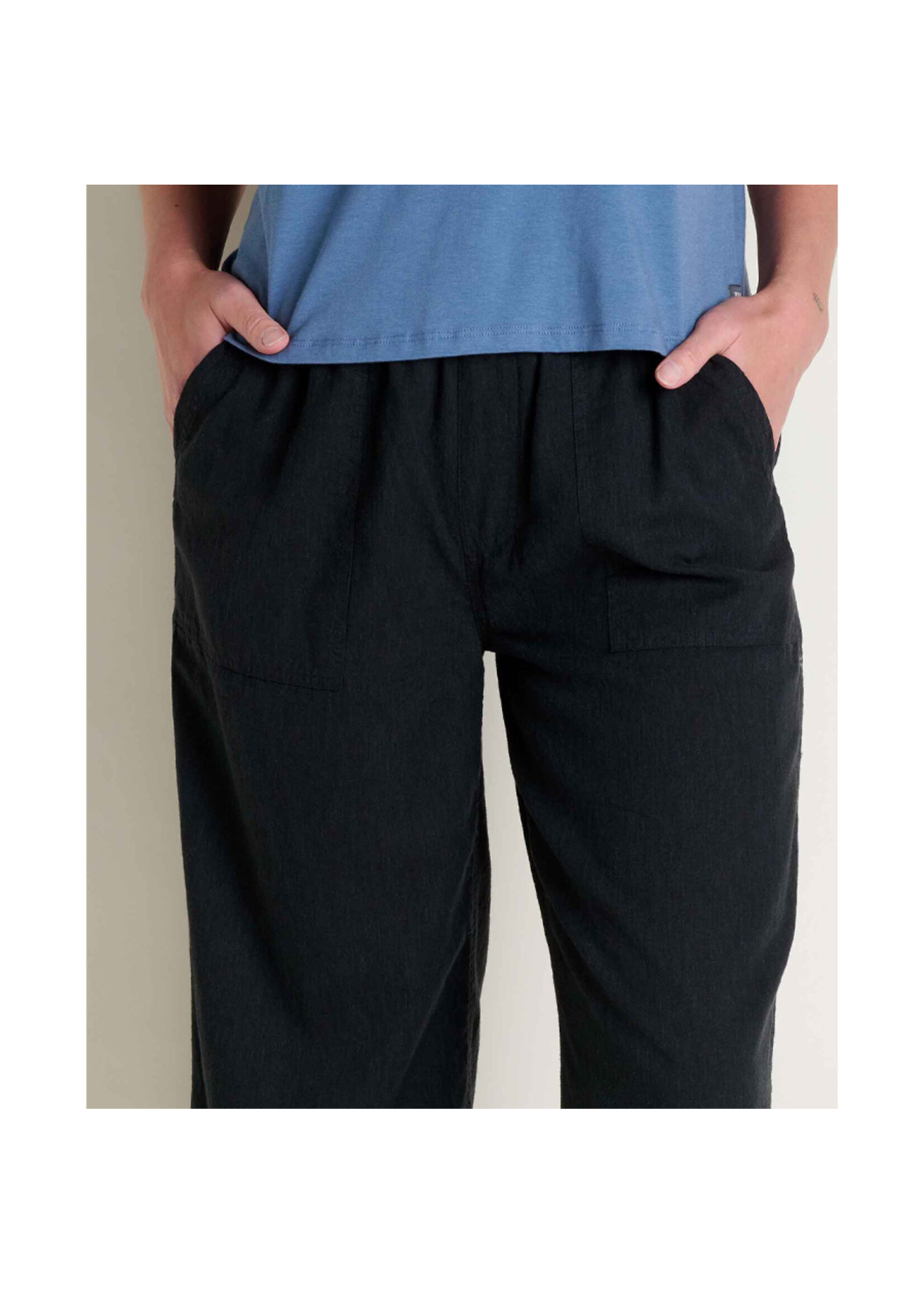 TOAD & CO Pantalon TAJ HEMP WIDE LEG / Noir (Femme)