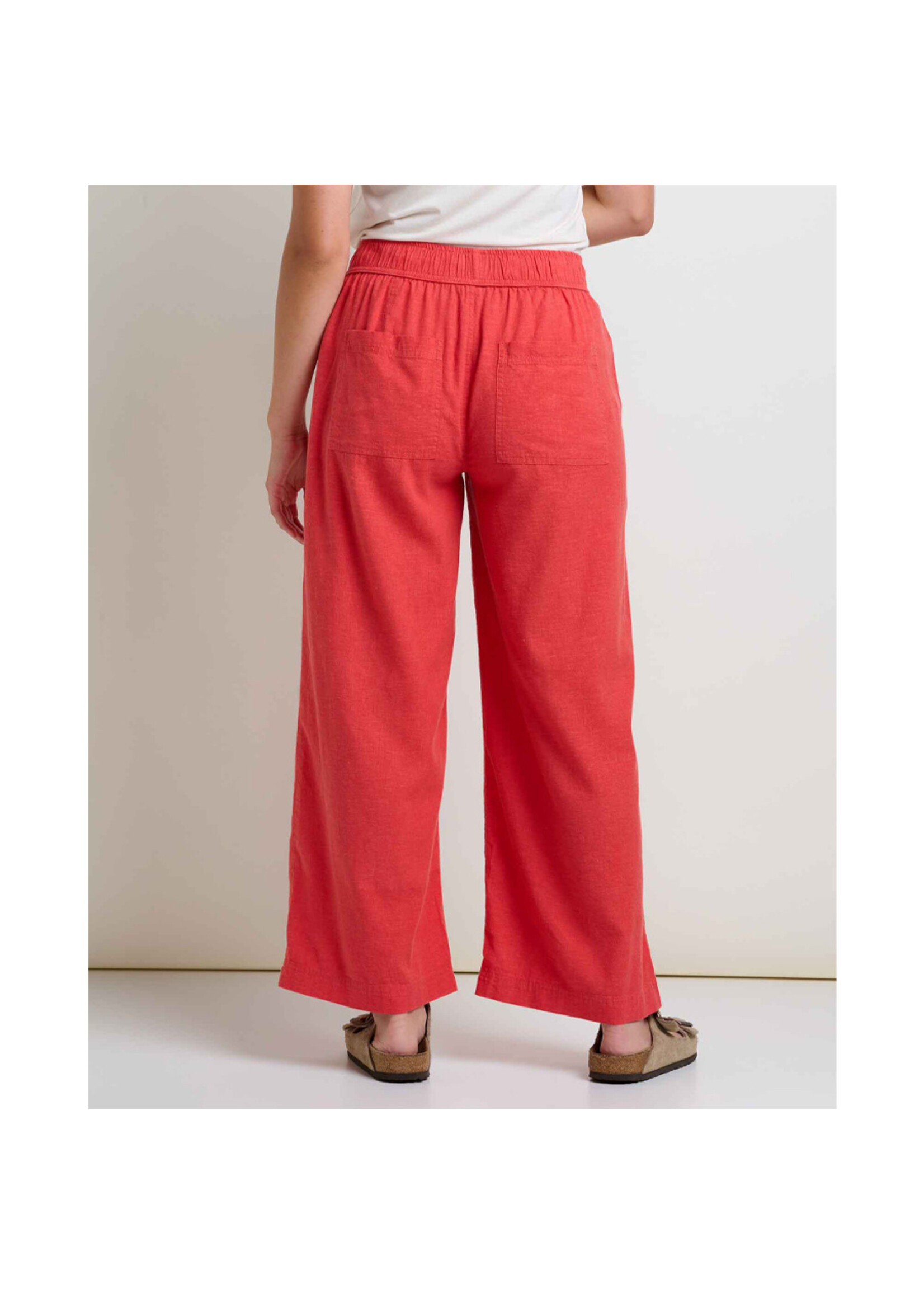 TOAD & CO Pantalon TAJ HEMP WIDE LEG / Salamander (Femme)