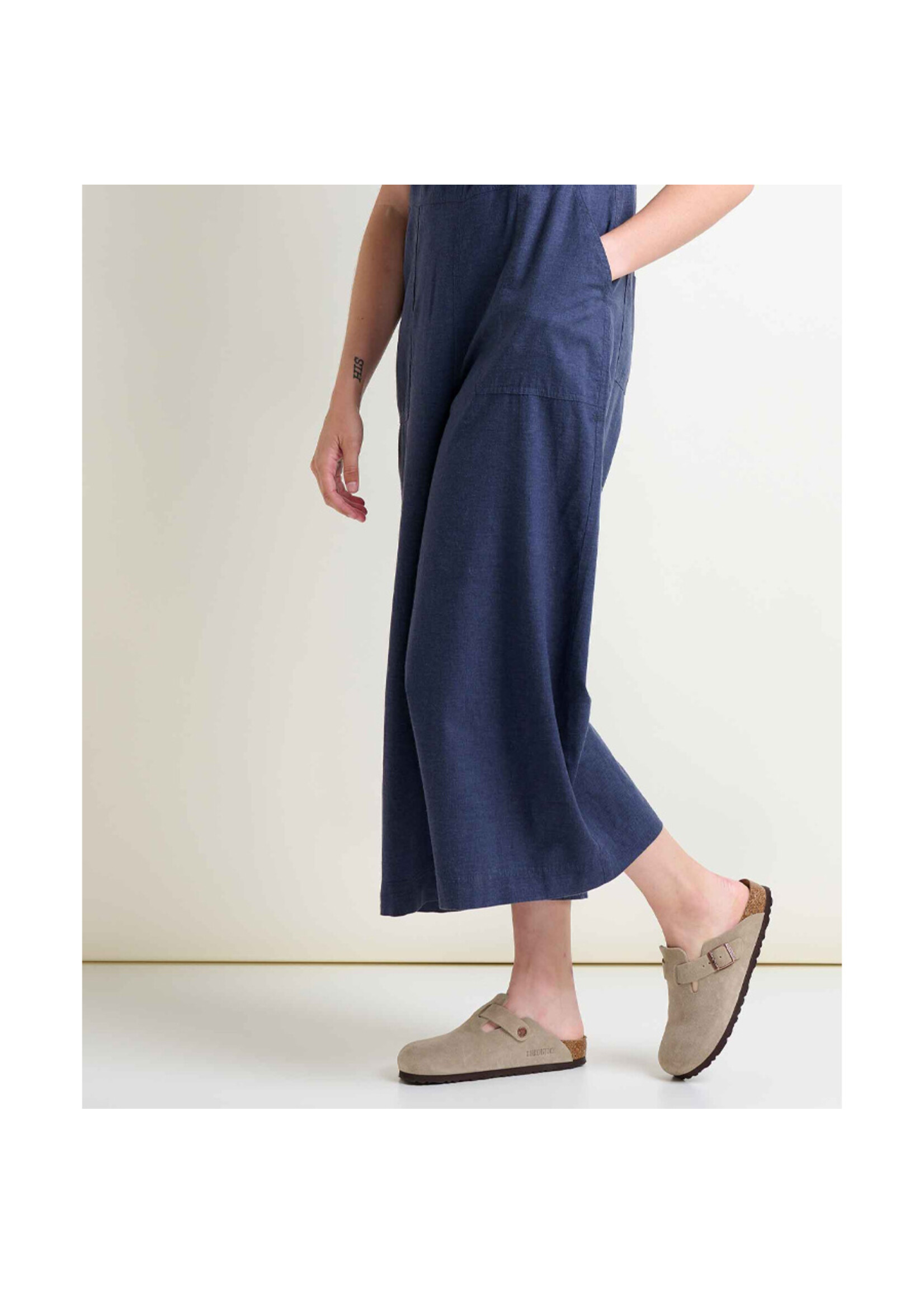 TOAD & CO Pantalon TAJ HEMP OVERALL / Navy (Femme)