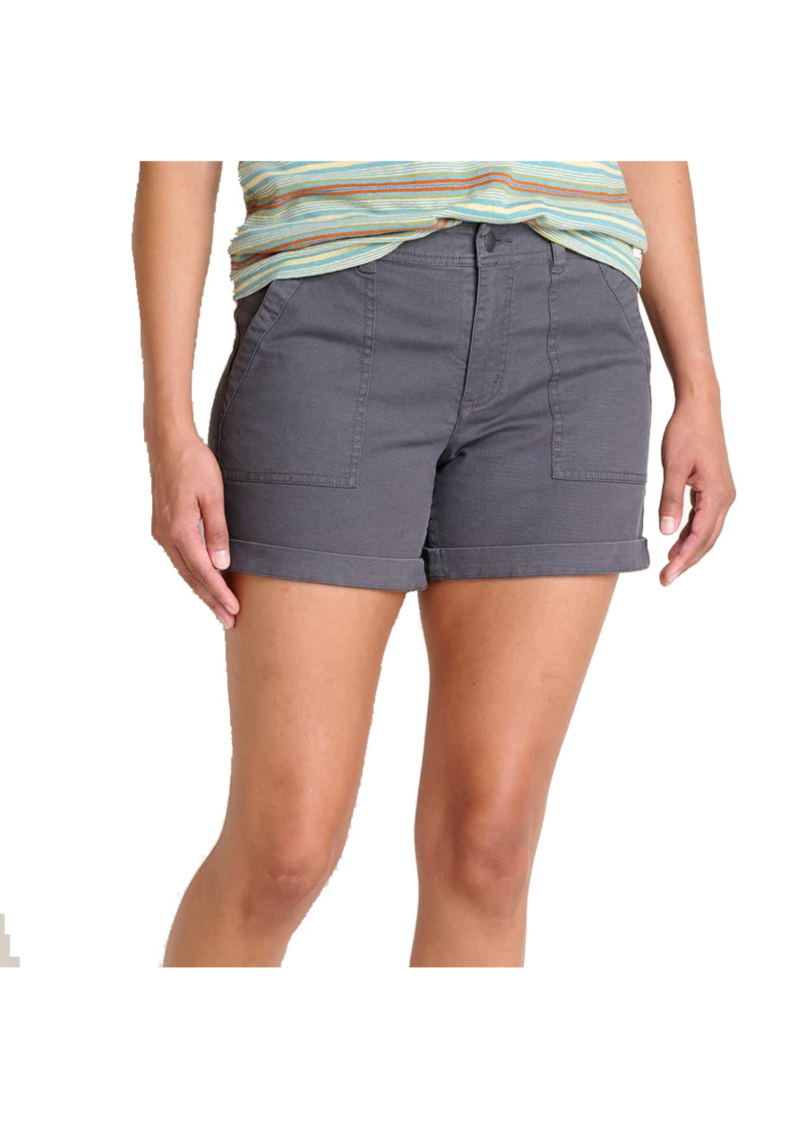 TOAD & CO Short EARTHWORKS CAMP / Soot (Femme)