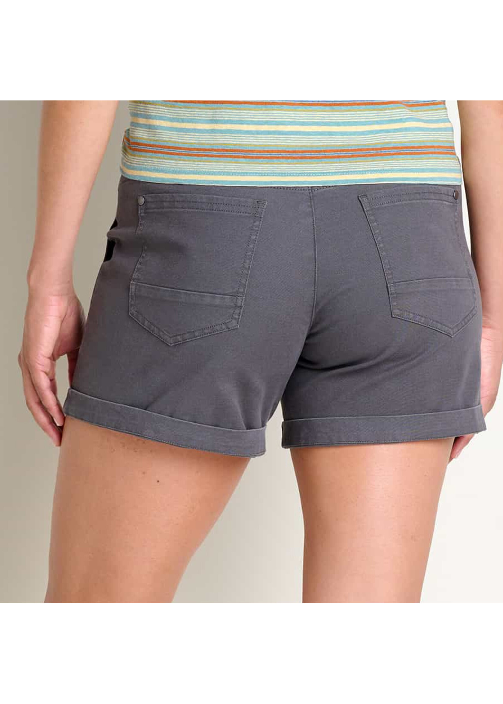 TOAD & CO Short EARTHWORKS CAMP / Soot (Femme)