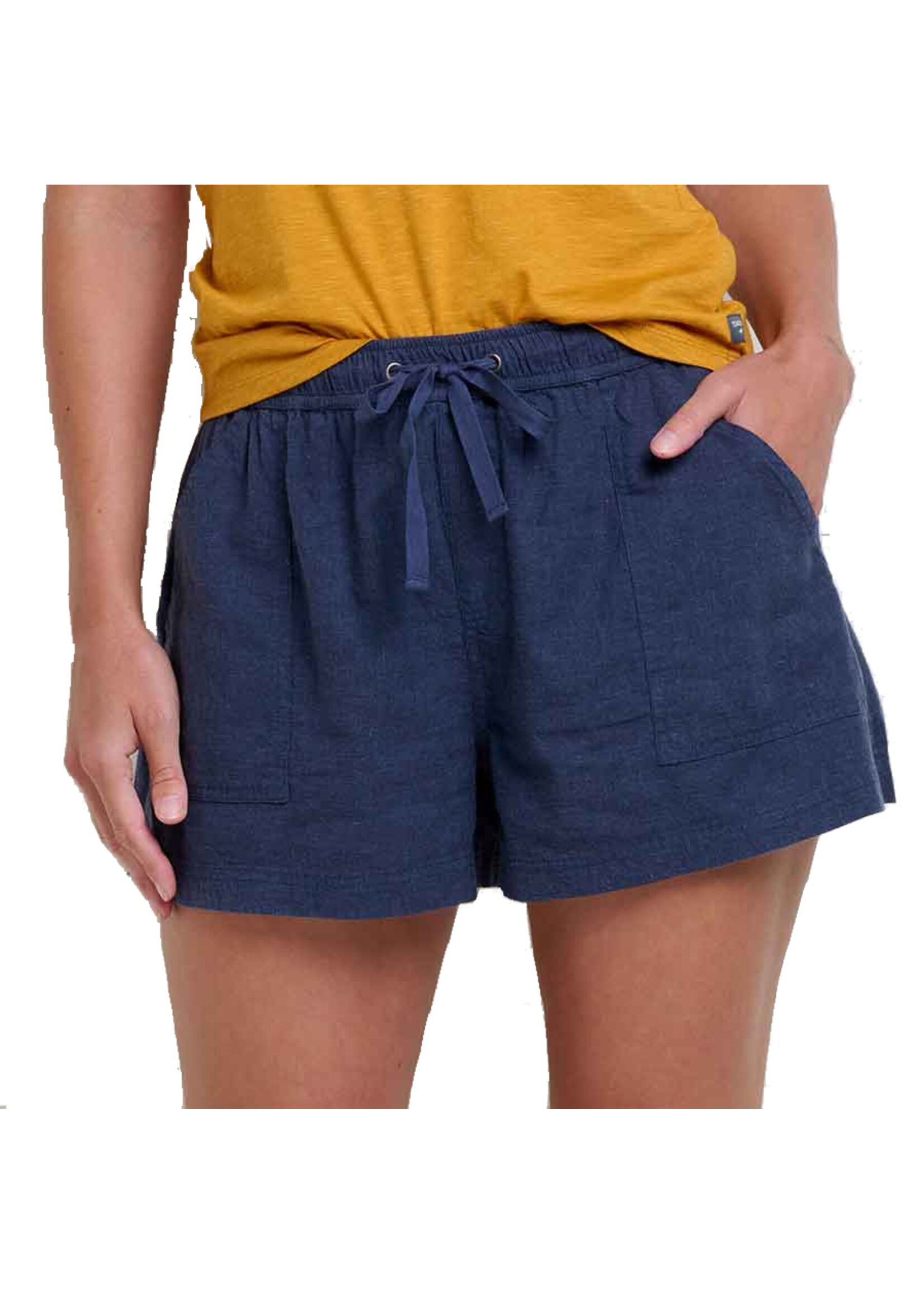 TOAD & CO Short TAJ HEMP PULL-ON / Navy (Femme)