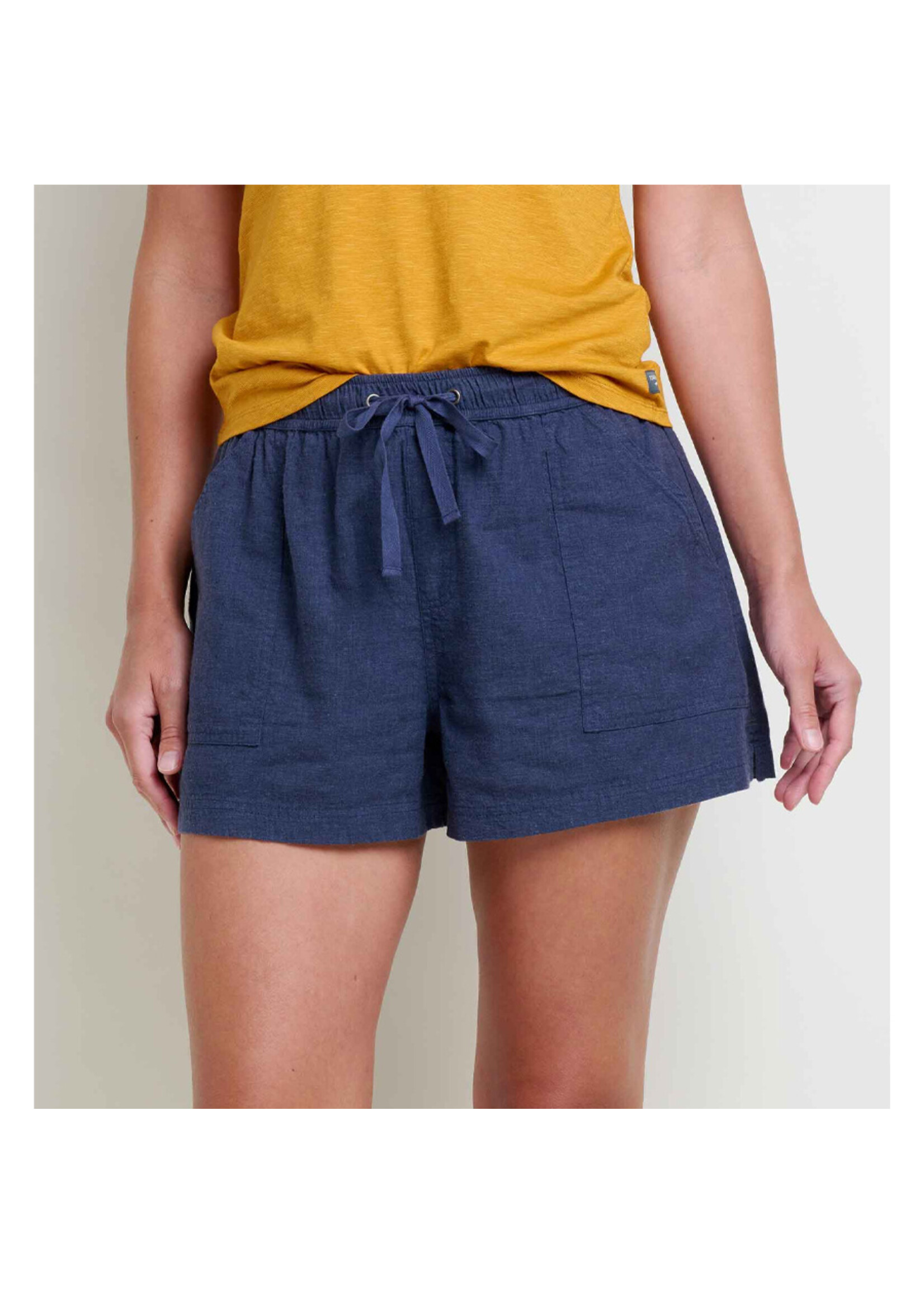 TOAD & CO Short TAJ HEMP PULL-ON / Navy (Femme)