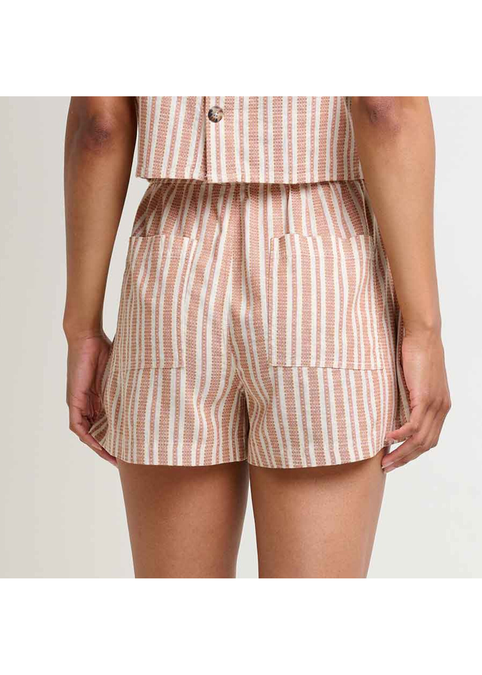 TOAD & CO Short TAJ HEMP PULL-ON / Salt dobby (Femme)