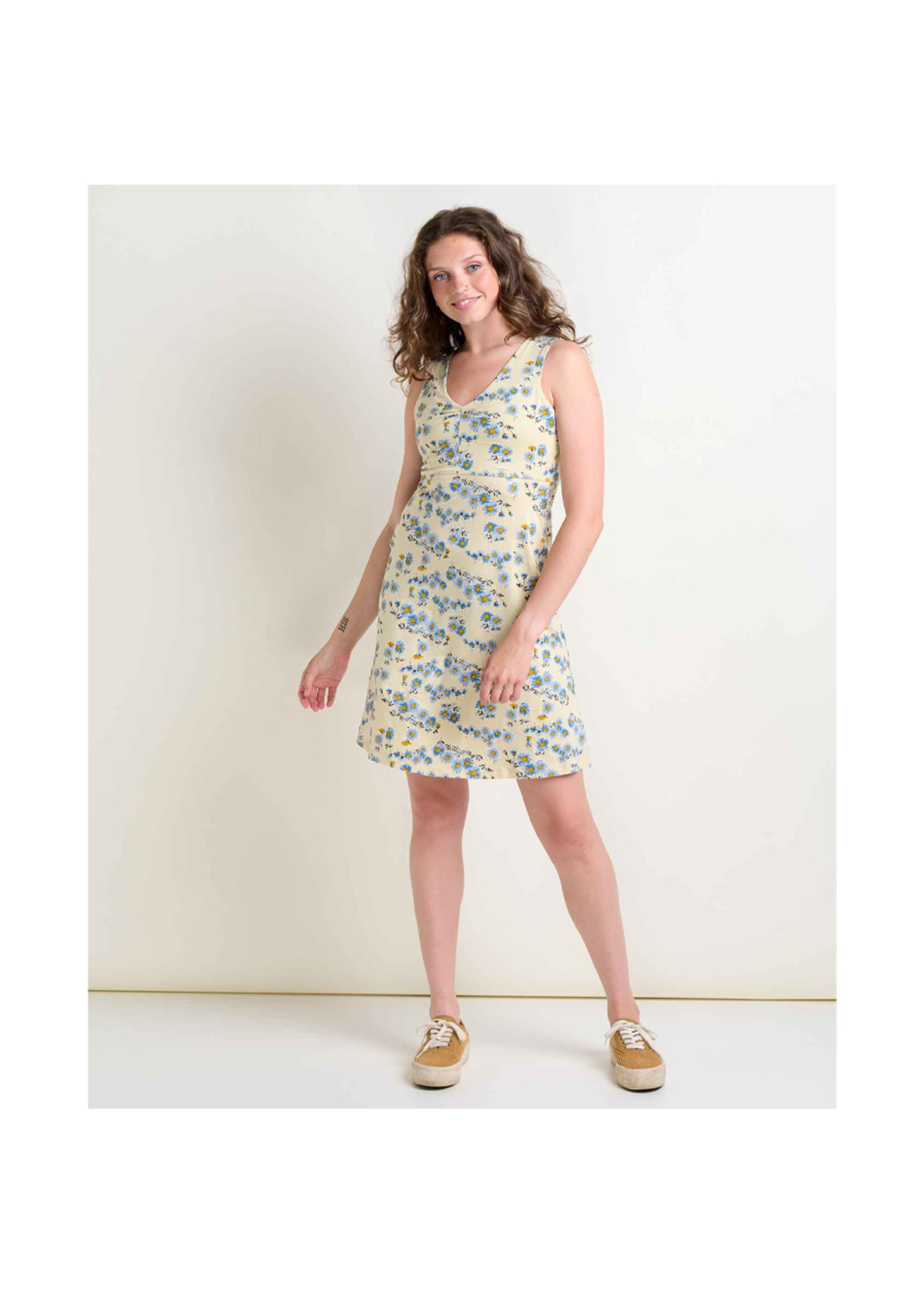 TOAD & CO Robe ROSEMARIE SL / Barley daisy print (Femme)