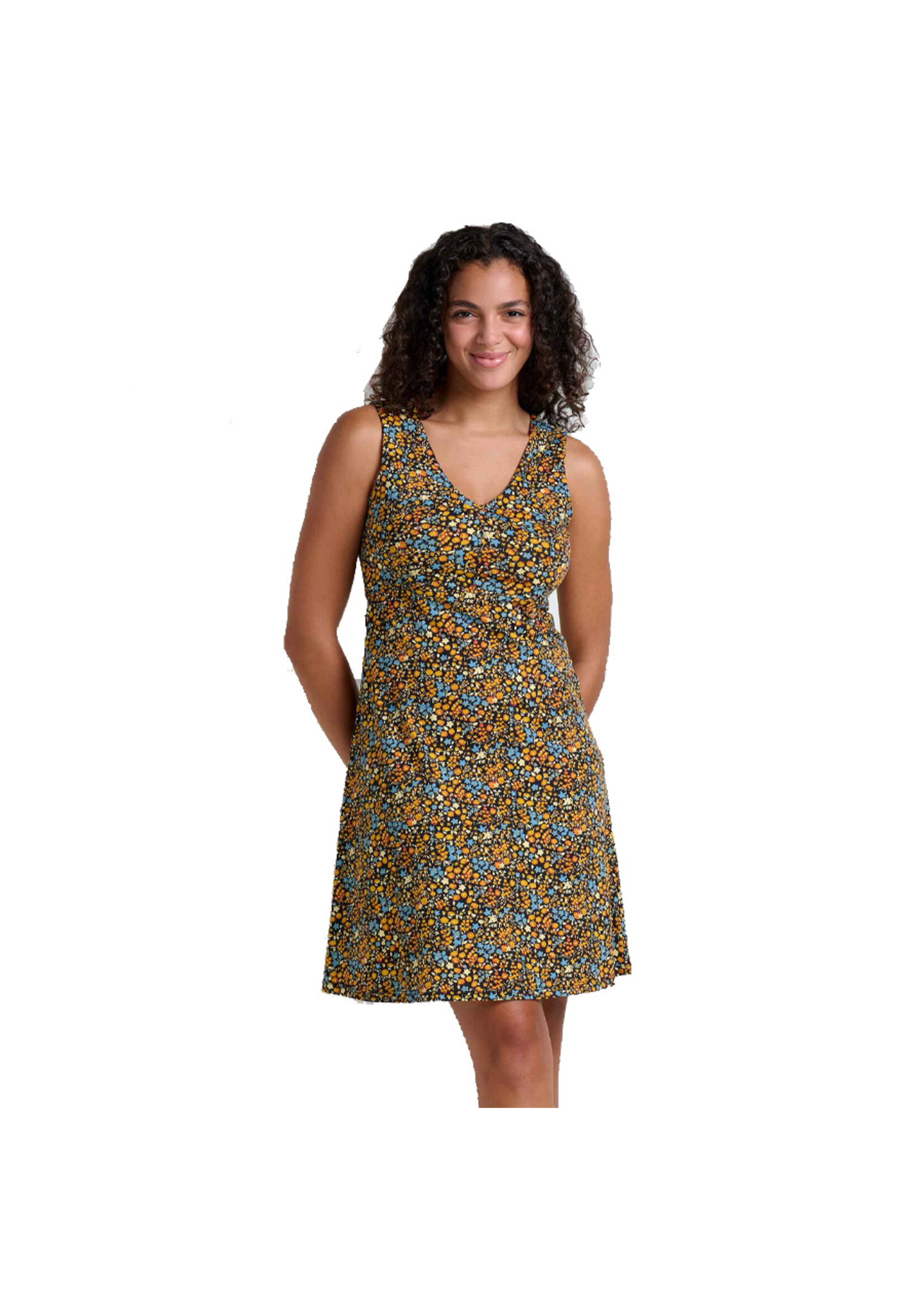 TOAD & CO Robe ROSEMARIE SL / Black ditsy print (Femme)