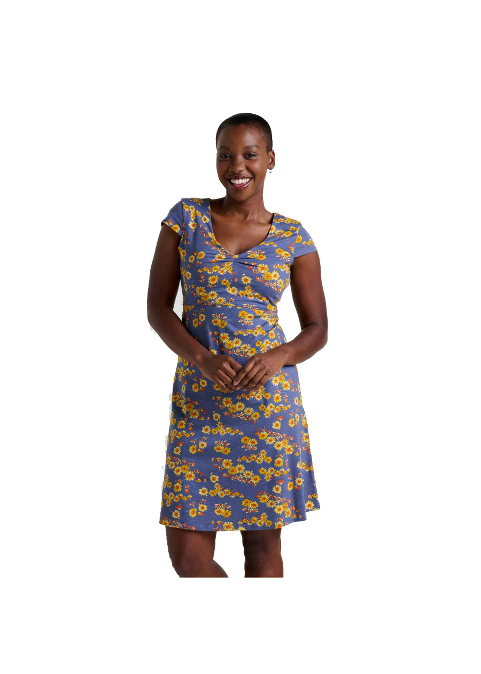 TOAD & CO Robe ROSEMARIE / Blue shadow daisy print (Femme)
