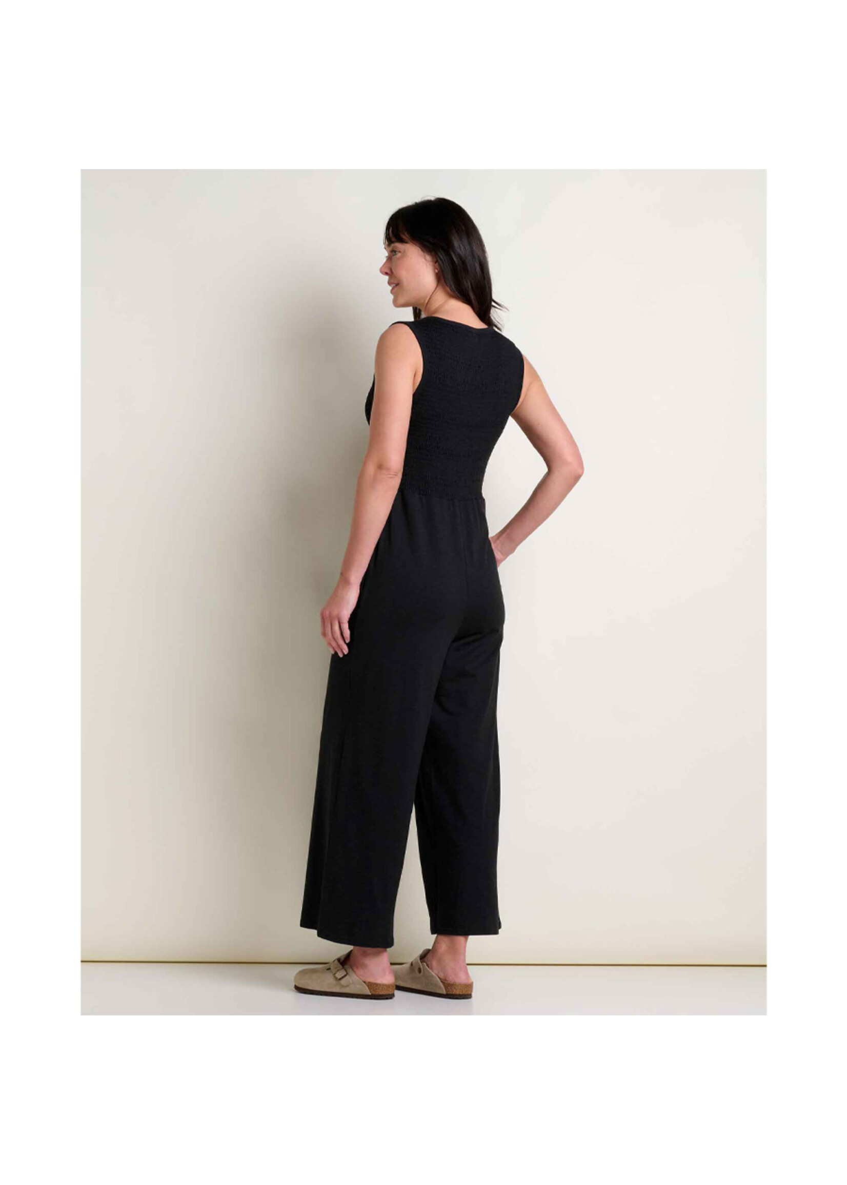 TOAD & CO Pantalon GEMINA SLEEVELESS JUMPSUIT / Noir (Femme)