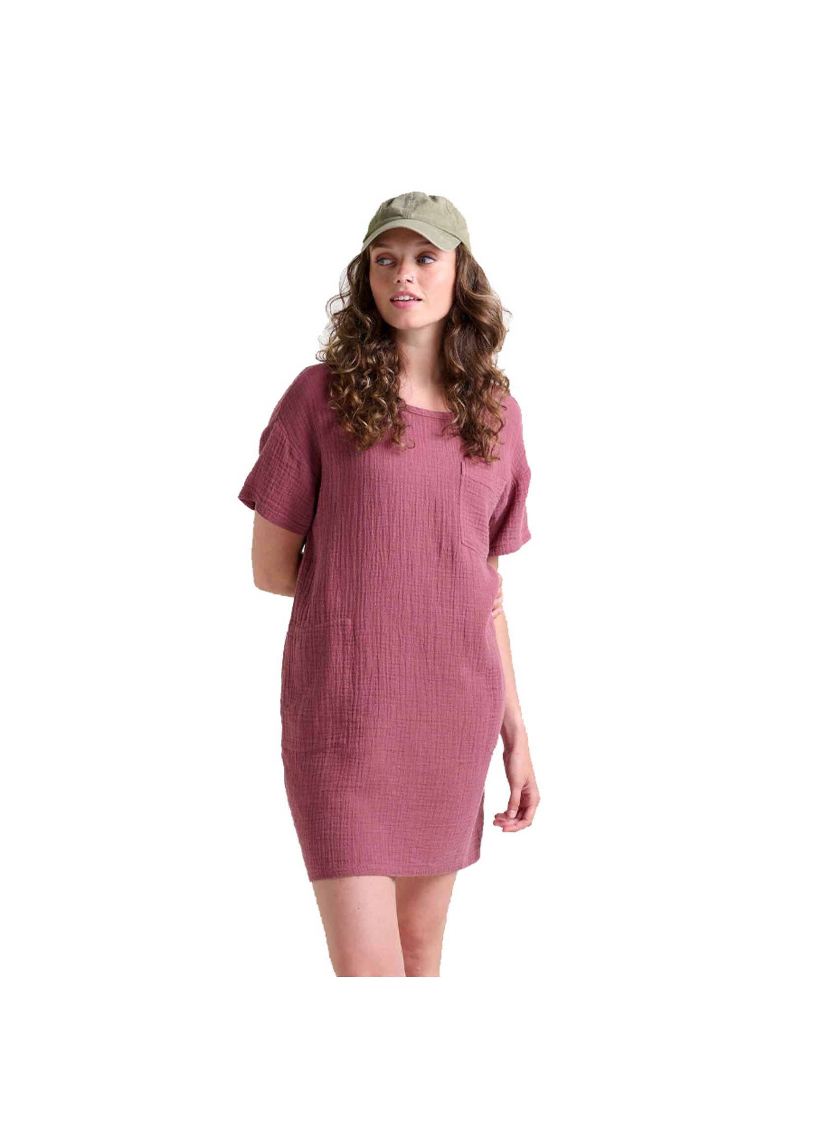 TOAD & CO Robe TATE DOUBLE WEAVE SS / Wild ginger (Femme)