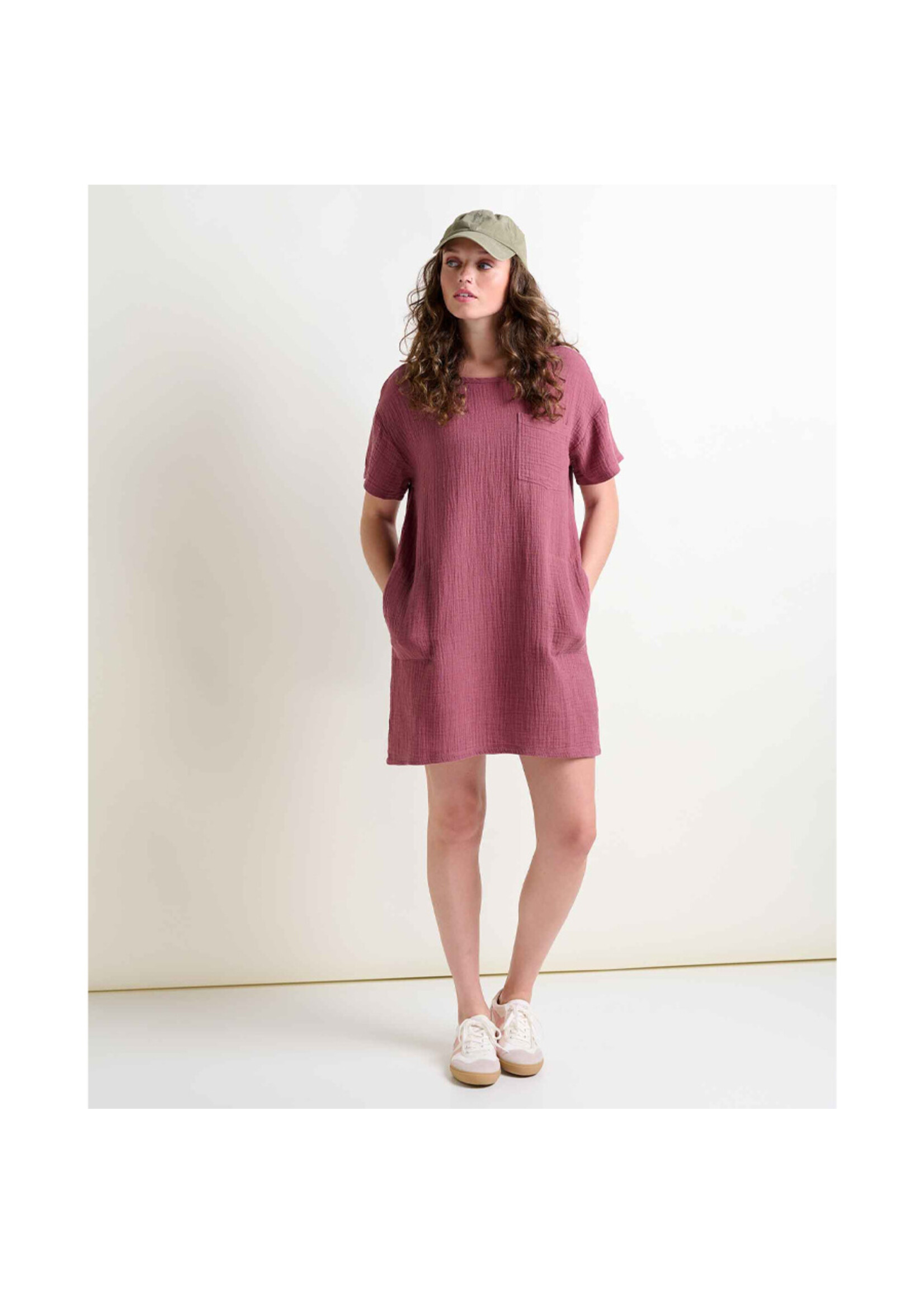 TOAD & CO Robe TATE DOUBLE WEAVE SS / Wild ginger (Femme)