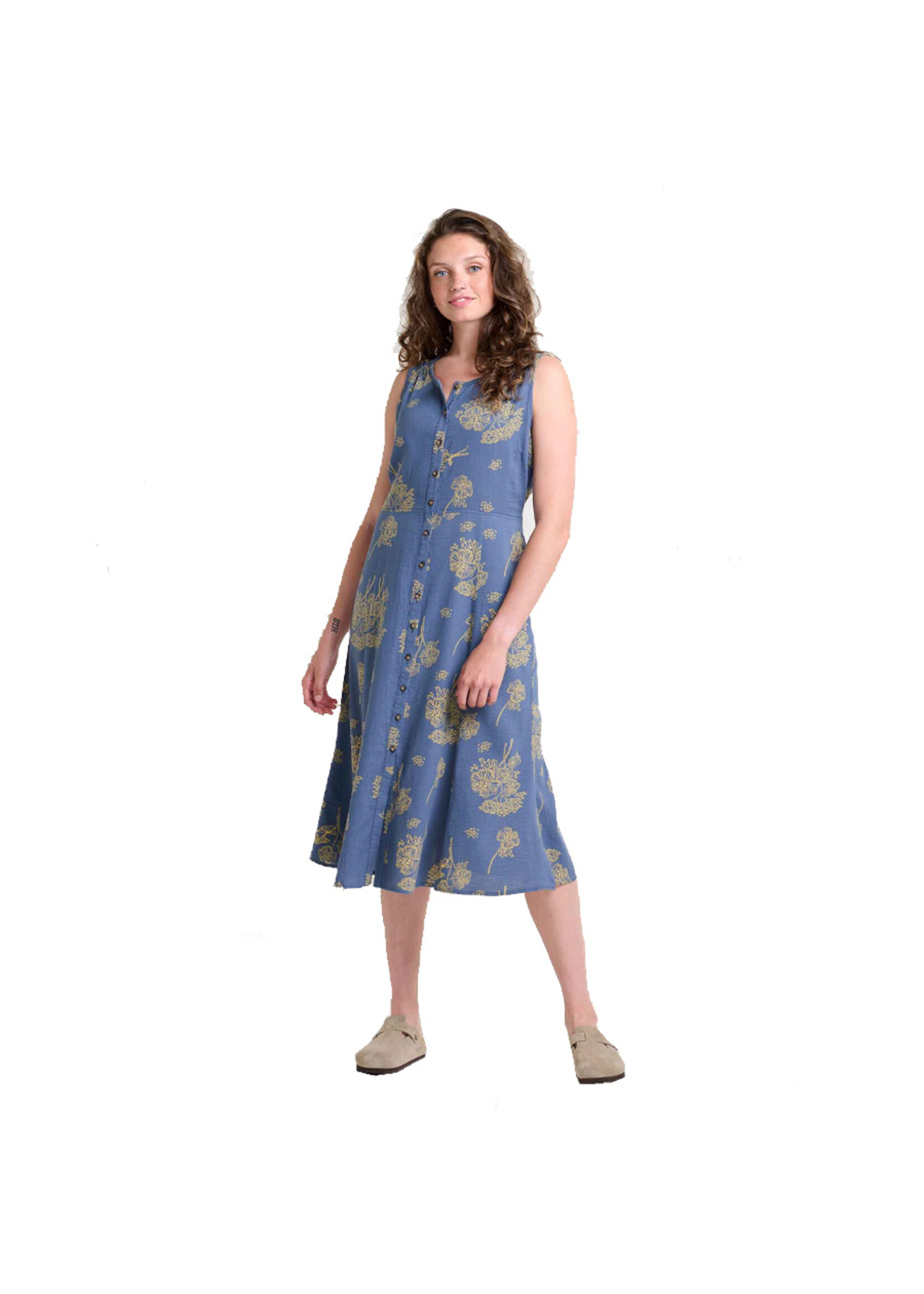 TOAD & CO Robe MANZANA MIDI SL / North shore bouquet print (Femme)