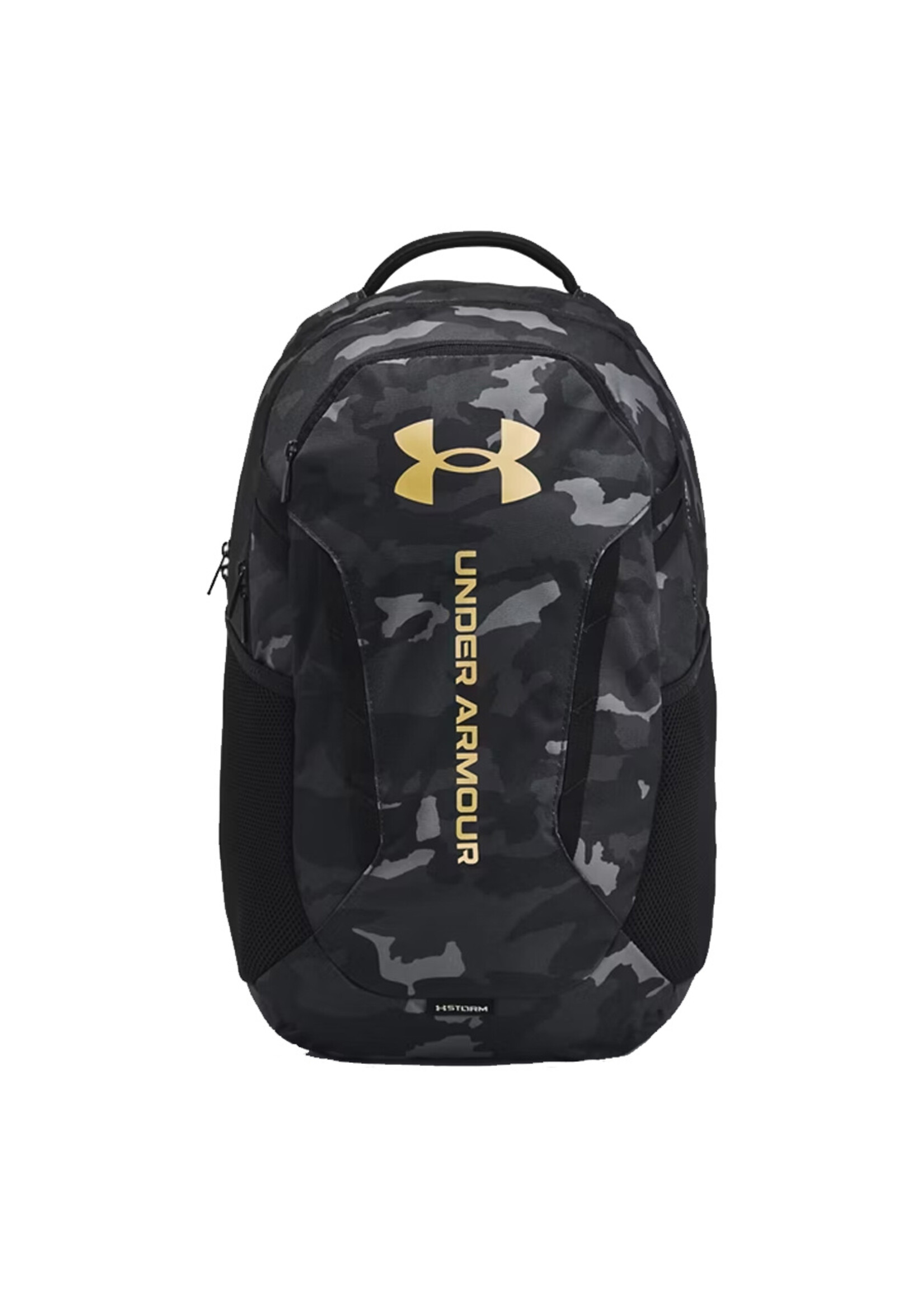 UNDER ARMOUR Sac à dos UA HUSTLE 6.0 / Black-Metallic Gold