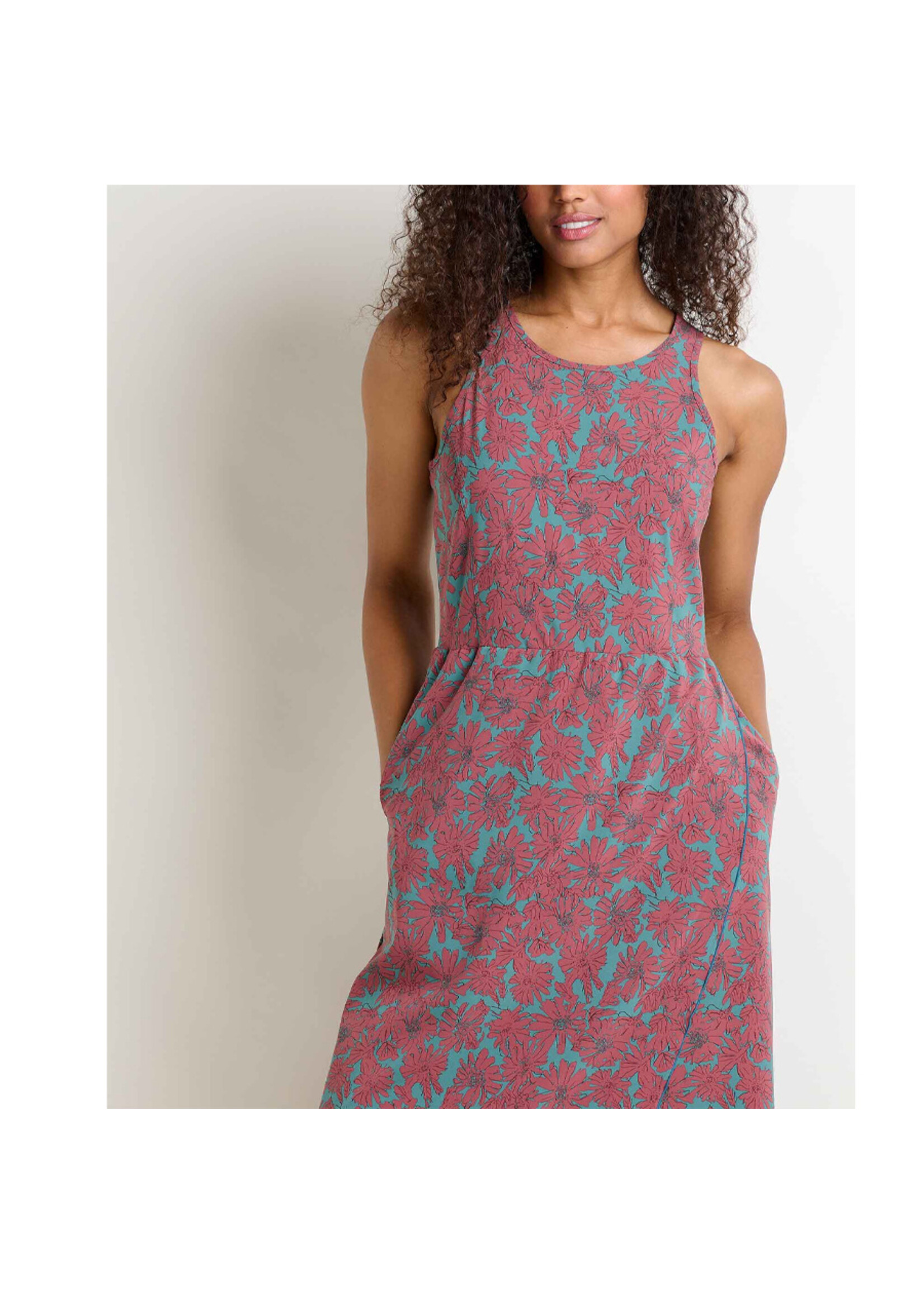 TOAD & CO Robe SUNKISSED MAXI / Silver pine floral print (Femme)