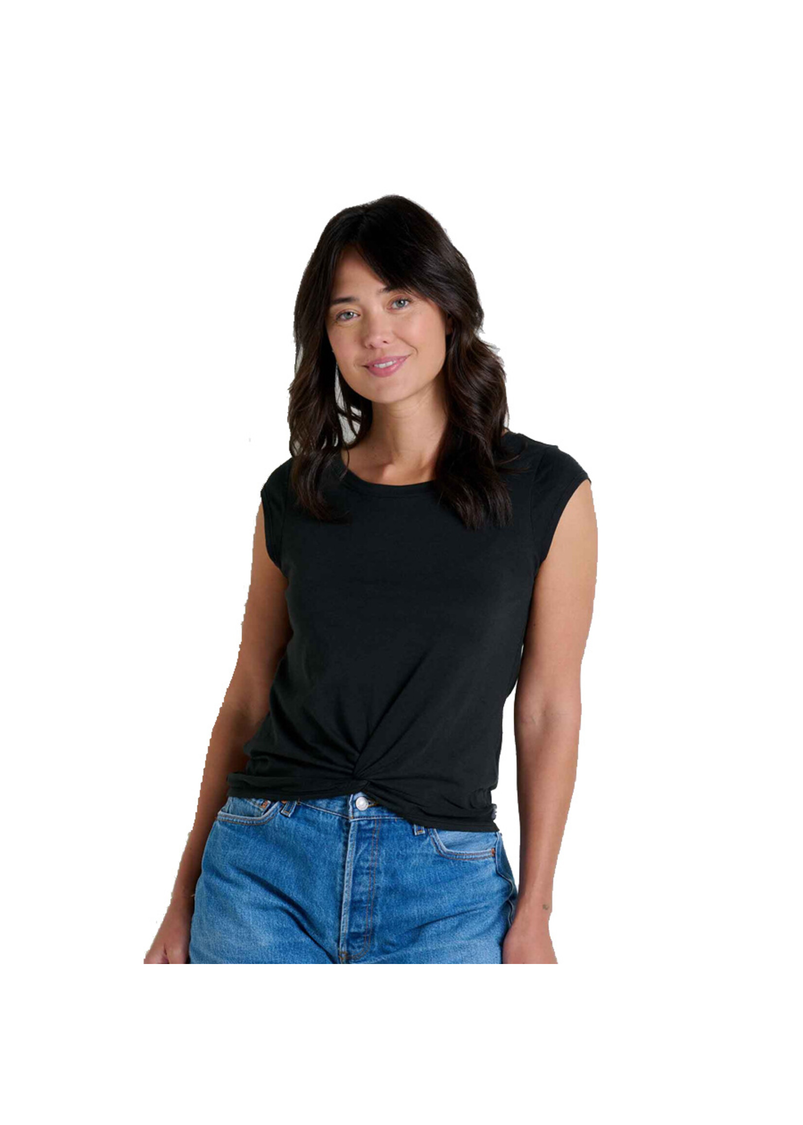 TOAD & CO T-shirt ANZA SS / Noir (Femme)