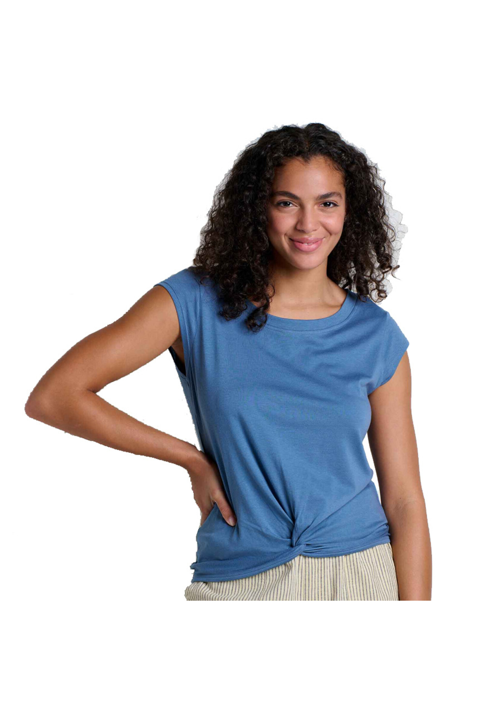 TOAD & CO T-shirt ANZA SS / Pacific blue (Femme)