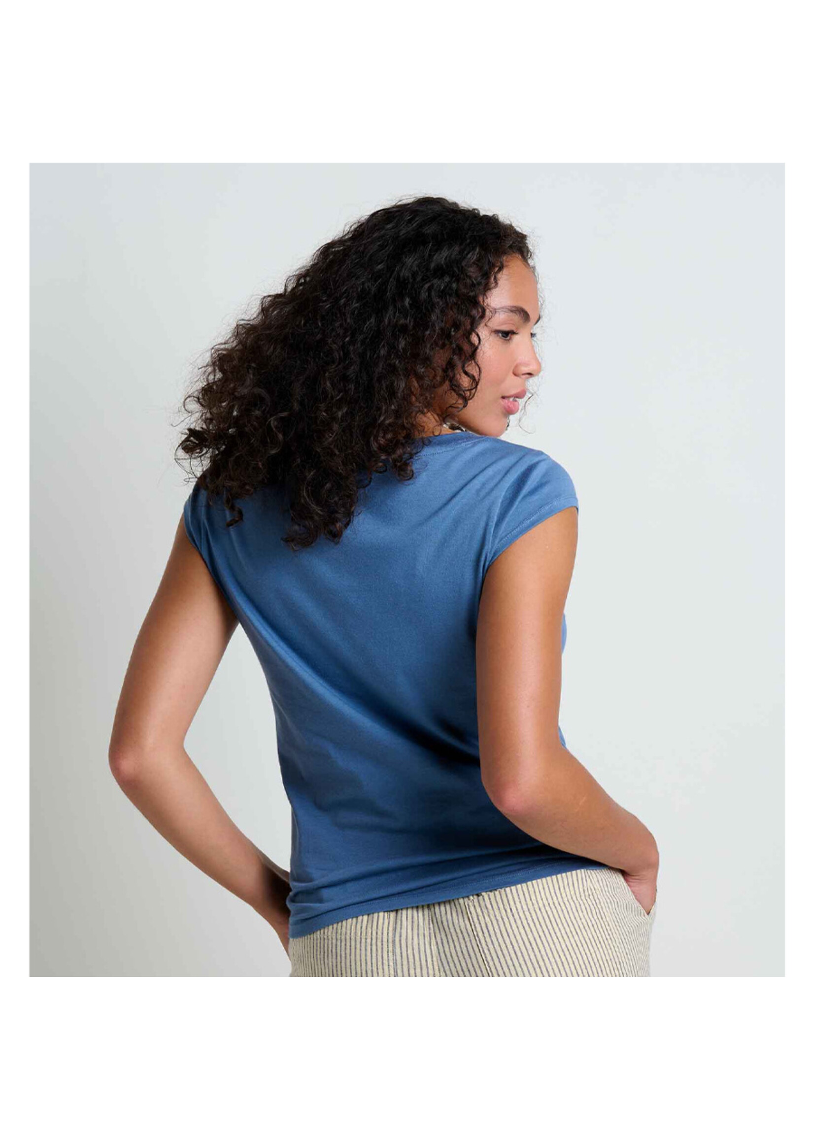 TOAD & CO T-shirt ANZA SS / Pacific blue (Femme)