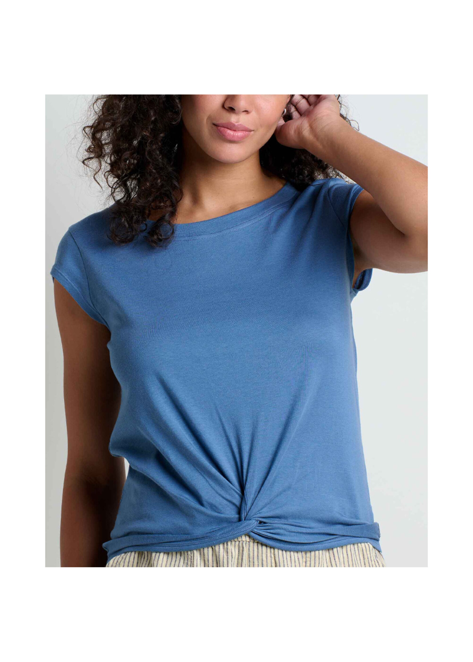 TOAD & CO T-shirt ANZA SS / Pacific blue (Femme)