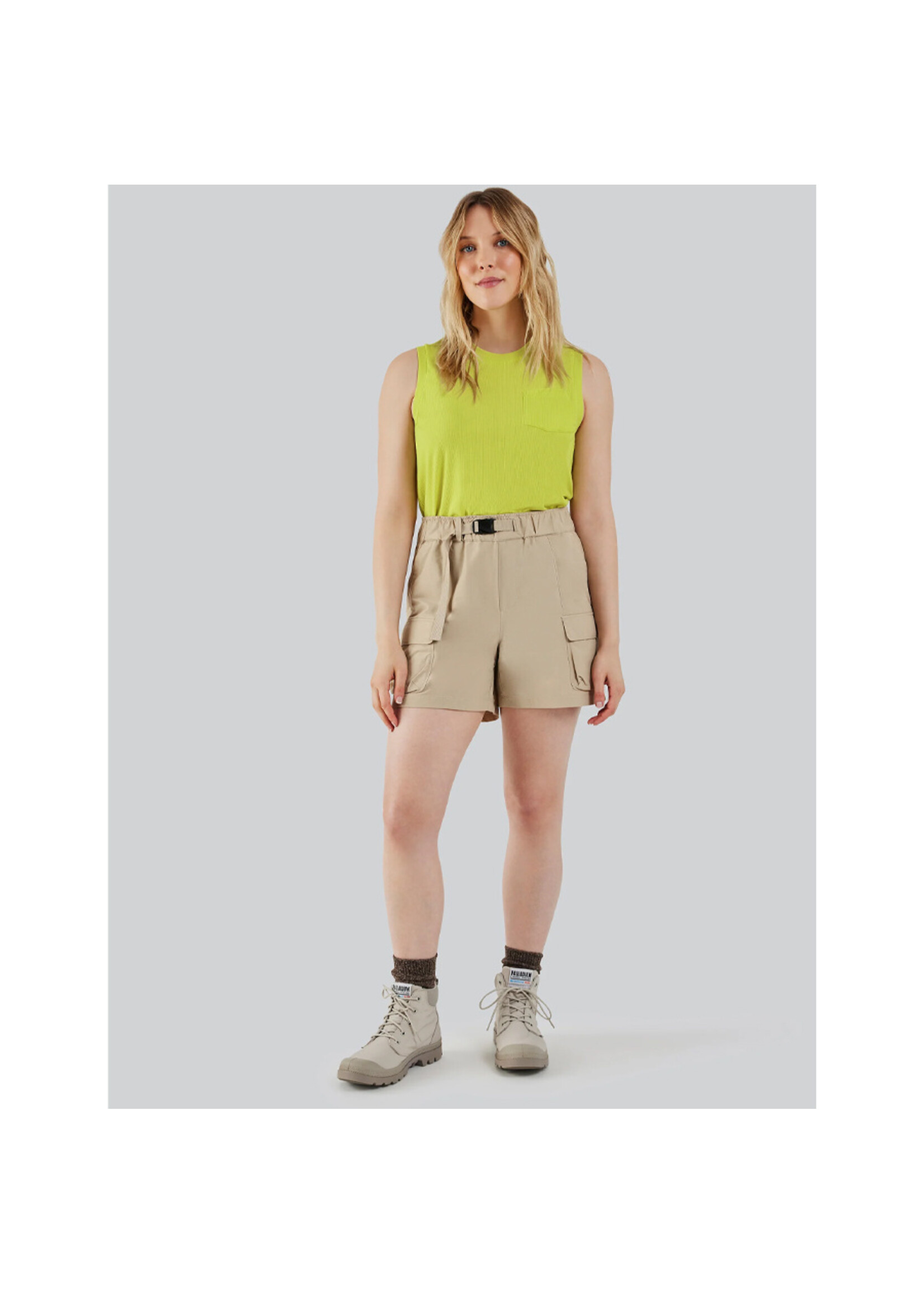 FIG Short NAHONI W/ BELT / Stone (Femme)
