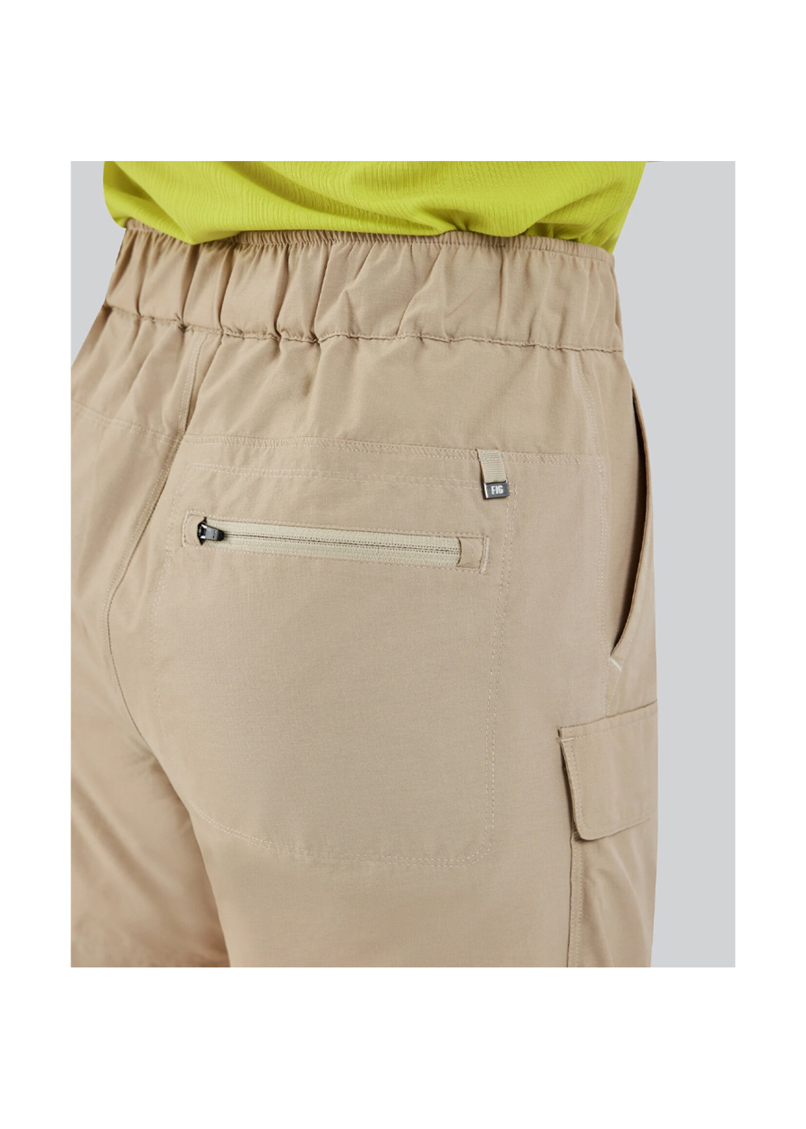 FIG Short NAHONI W/ BELT / Stone (Femme)