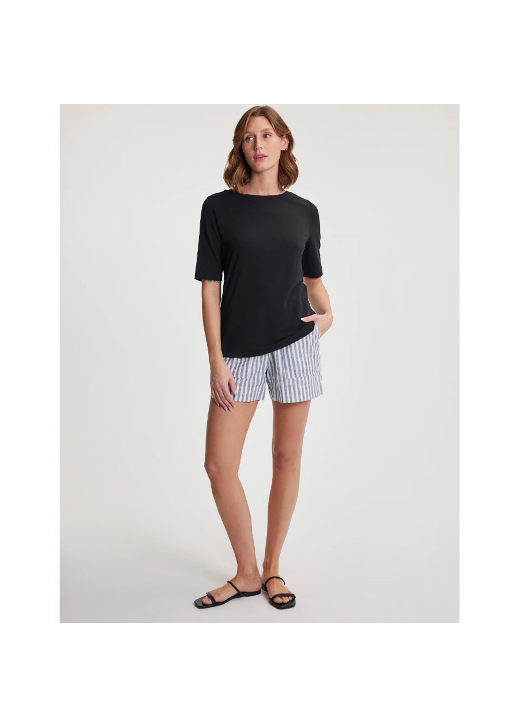 FIG T-shirt ROBY S/S / Noir (Femme)
