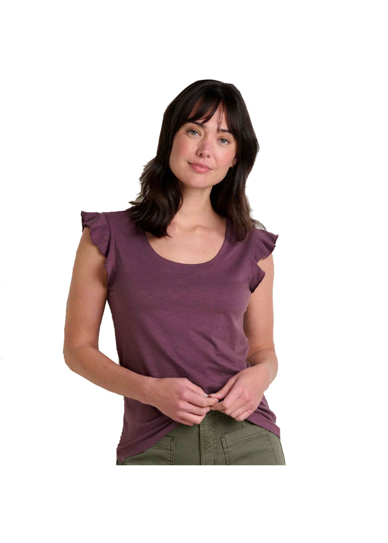 TOAD & CO T-shirt RUFFLITA / Huckleberry (Femme)